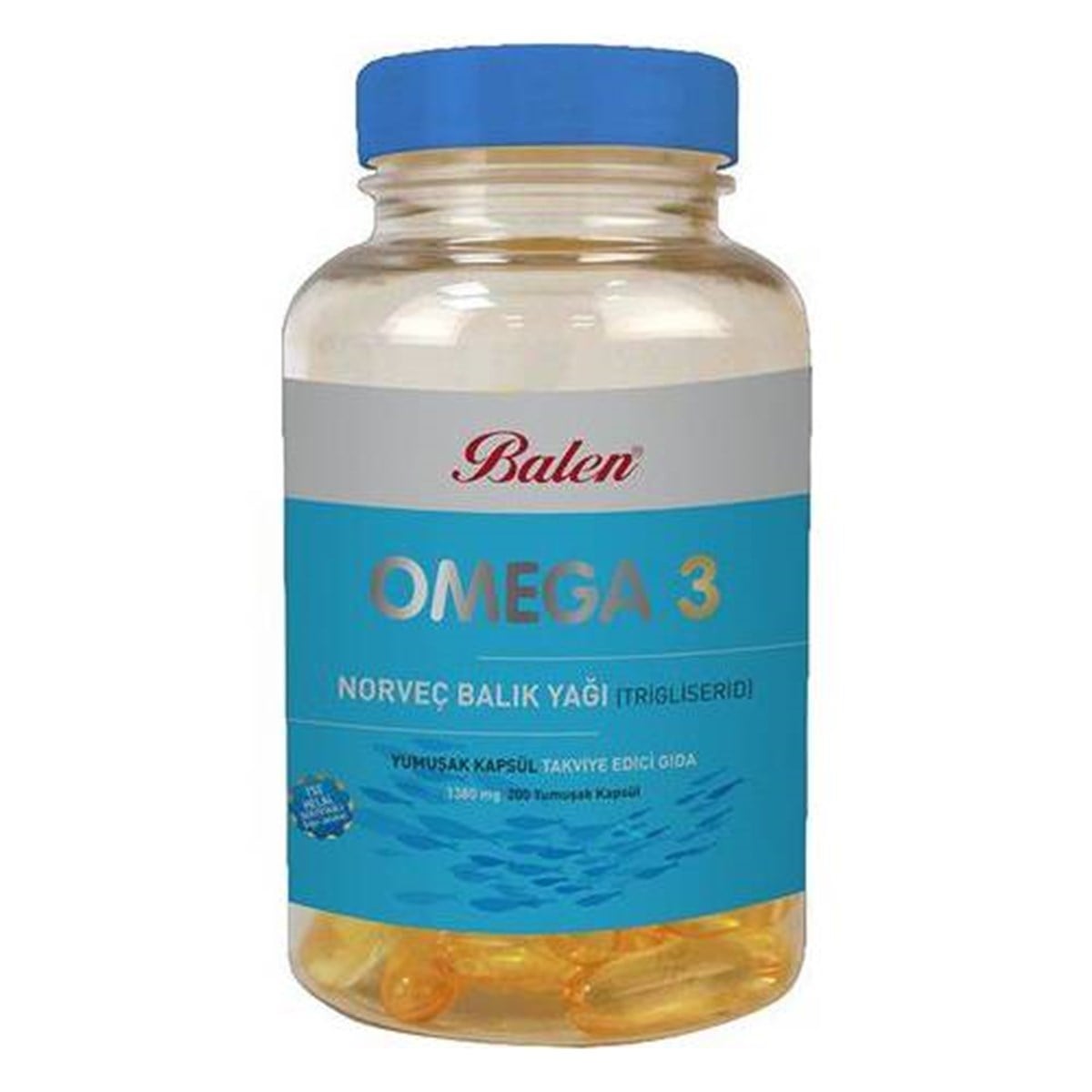 Balen Omega 3 Norveç Balık Yağı 1380 Mg x 200 Yumuşak Kapsül
