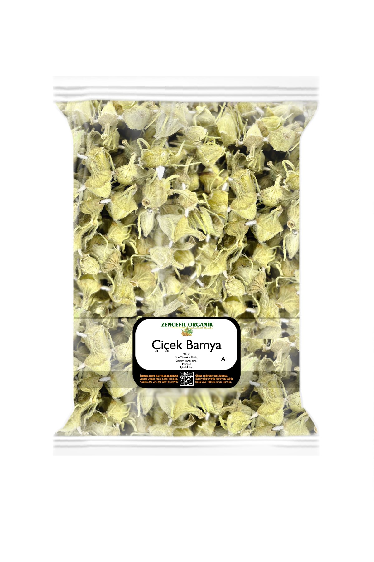 Çiçek Bamya 1. Kalite - Yeni Mahsül Kuru Bamya 250 Gr.