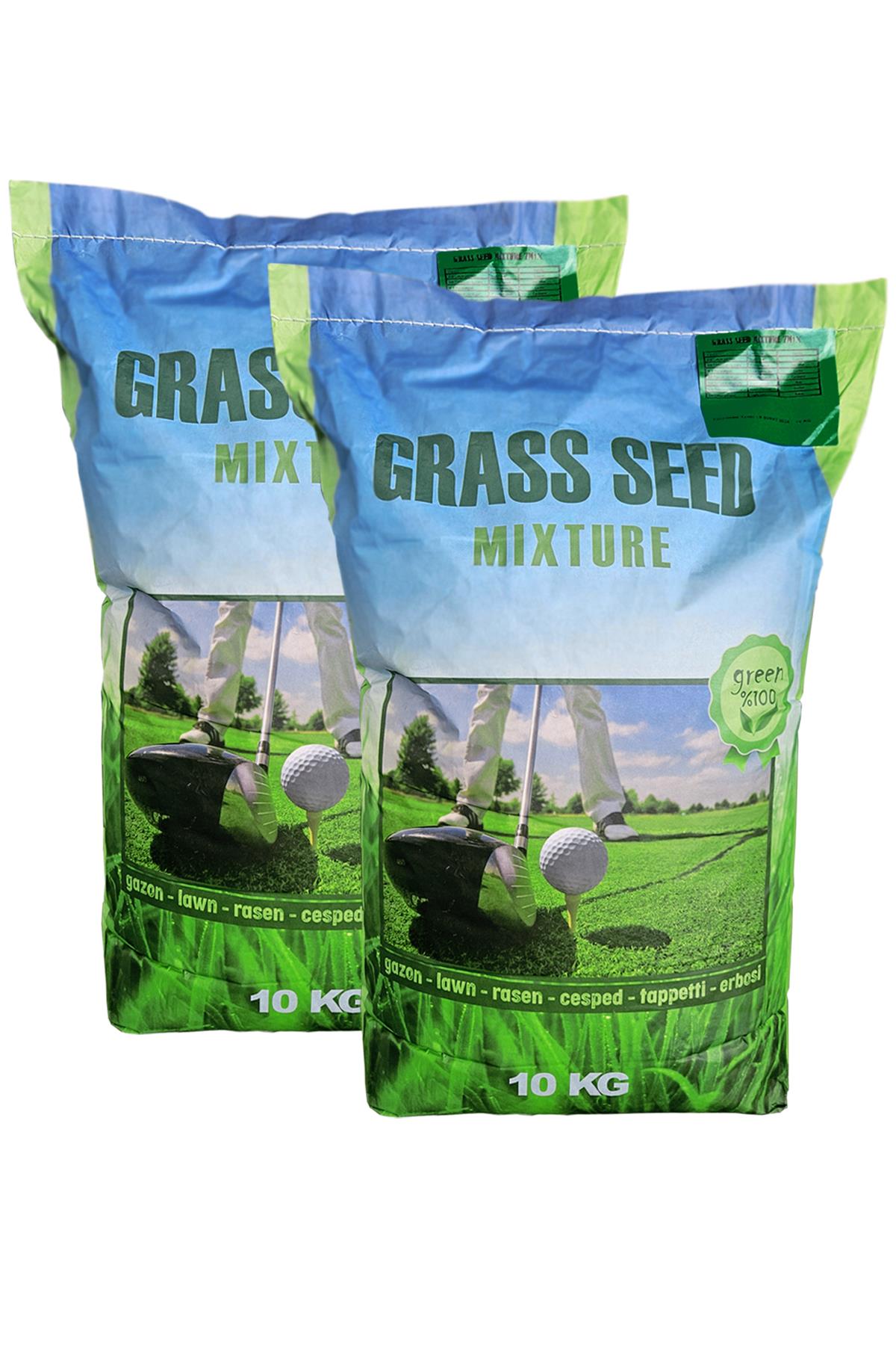  Çim Tohumu 20 Kg. ( 2 Çuval ) 7 Karışım İthal 7M Çim Tohumu Açılmamış Orijinal Çuvalında Grass Seed