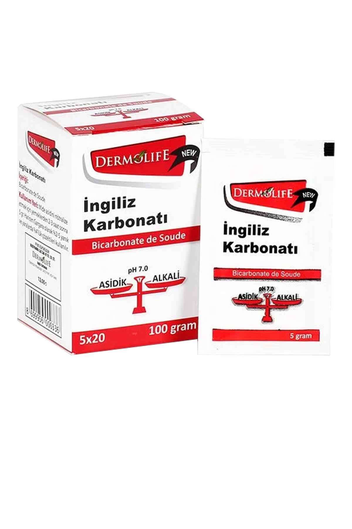 Dermolife İngiliz Karbonatı 20 Stick Denizpharma