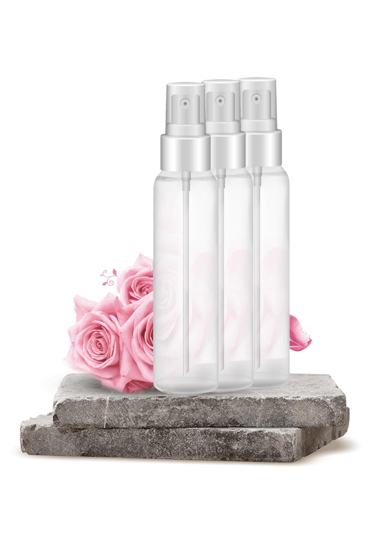 Gül Suyu (Hidrosol) 3 x 30 ml. – Rose Hydrosol Gül Hidrosolü Seyahat/Çanta Boy 3'lü