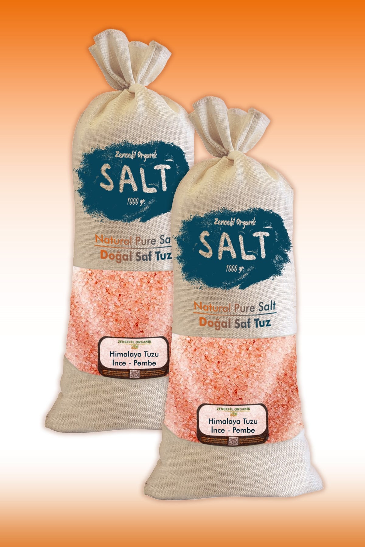 Himalaya Tuzu 2 Kg. Bez Torbada İnce Çekim Pembe Renk