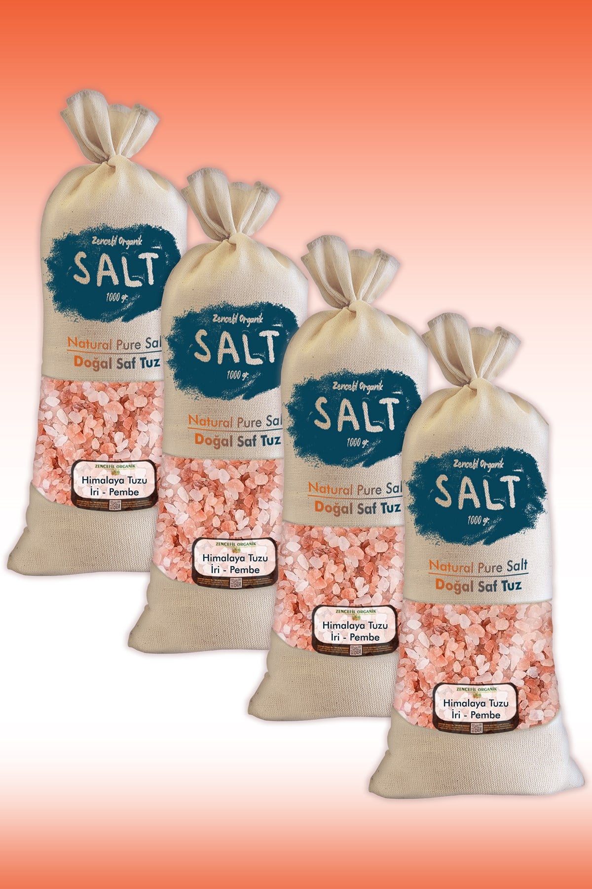 Himalaya Tuzu 4 Kg. Bez Torbada İri Taneli Pembe Renk