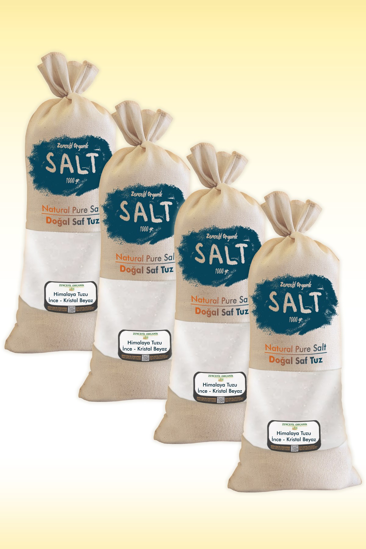 Himalaya Tuzu 4 Kg. Bez Torbada İnce Beyaz Renk