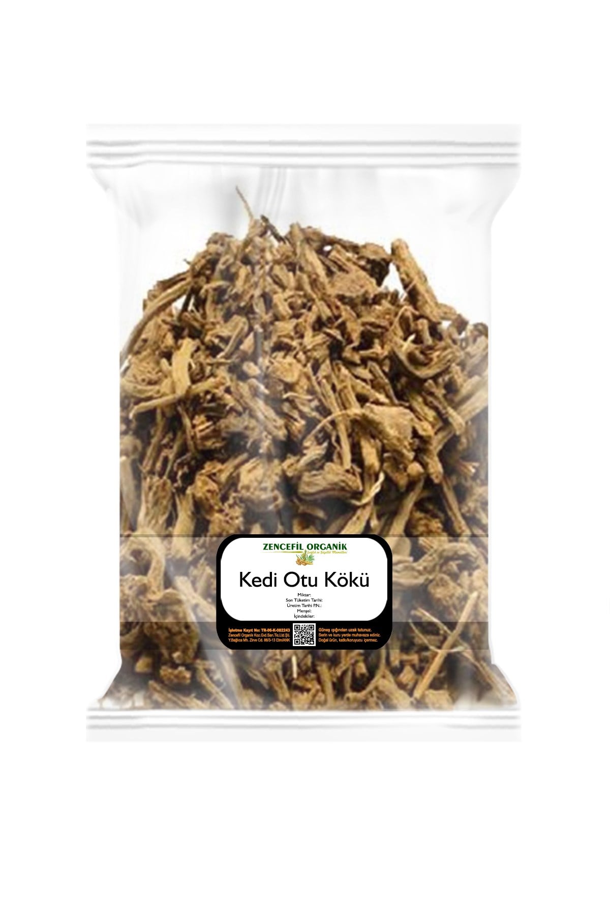 Kedi Otu Kökü - Valerian Root - Zencefil Organik