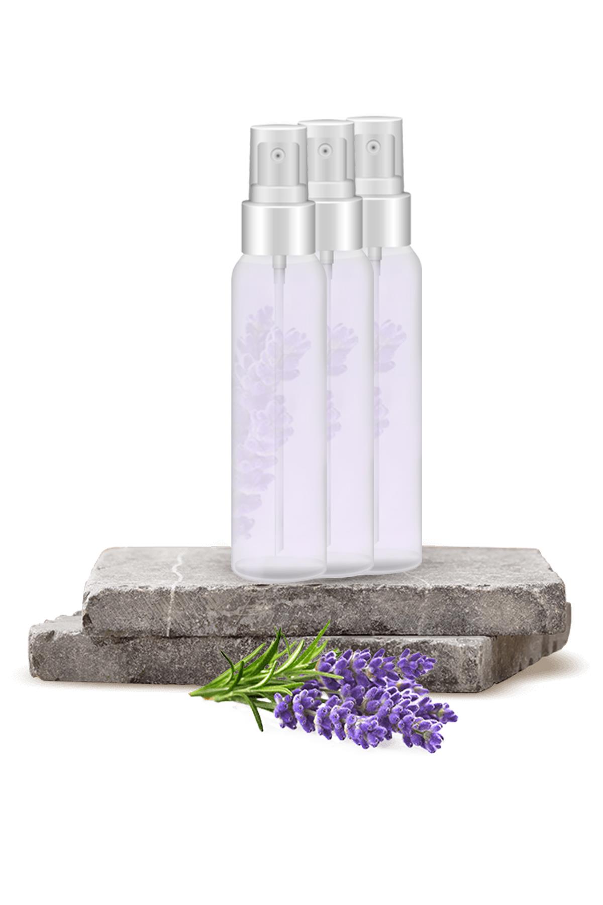 Lavanta Suyu (Hidrosol) 3 x 30 ml. – Lavender Hydrosol Lavanta Hidrosolü Seyahat/Çanta Boy 3'lü