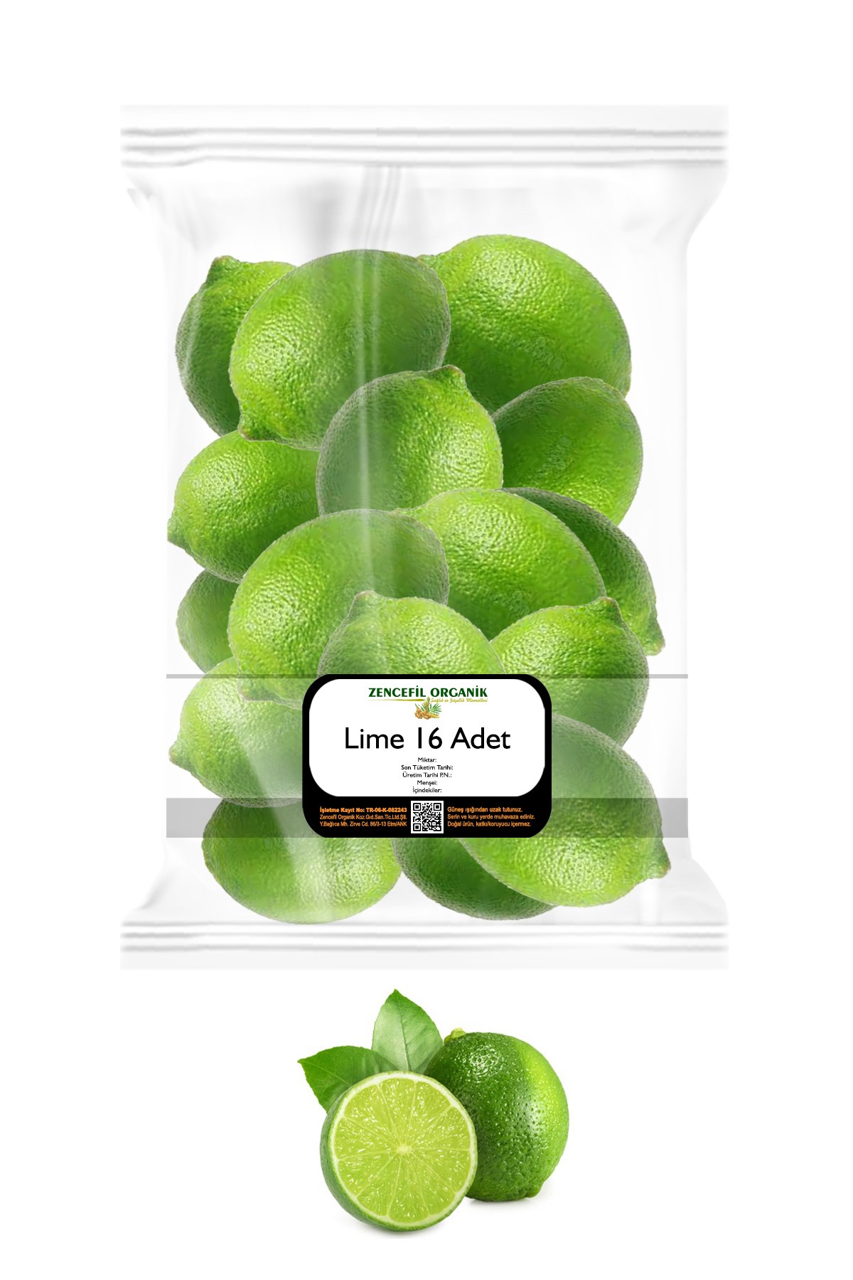 Lime Limon Misket Limonu Orijinal Lime 16 Adet