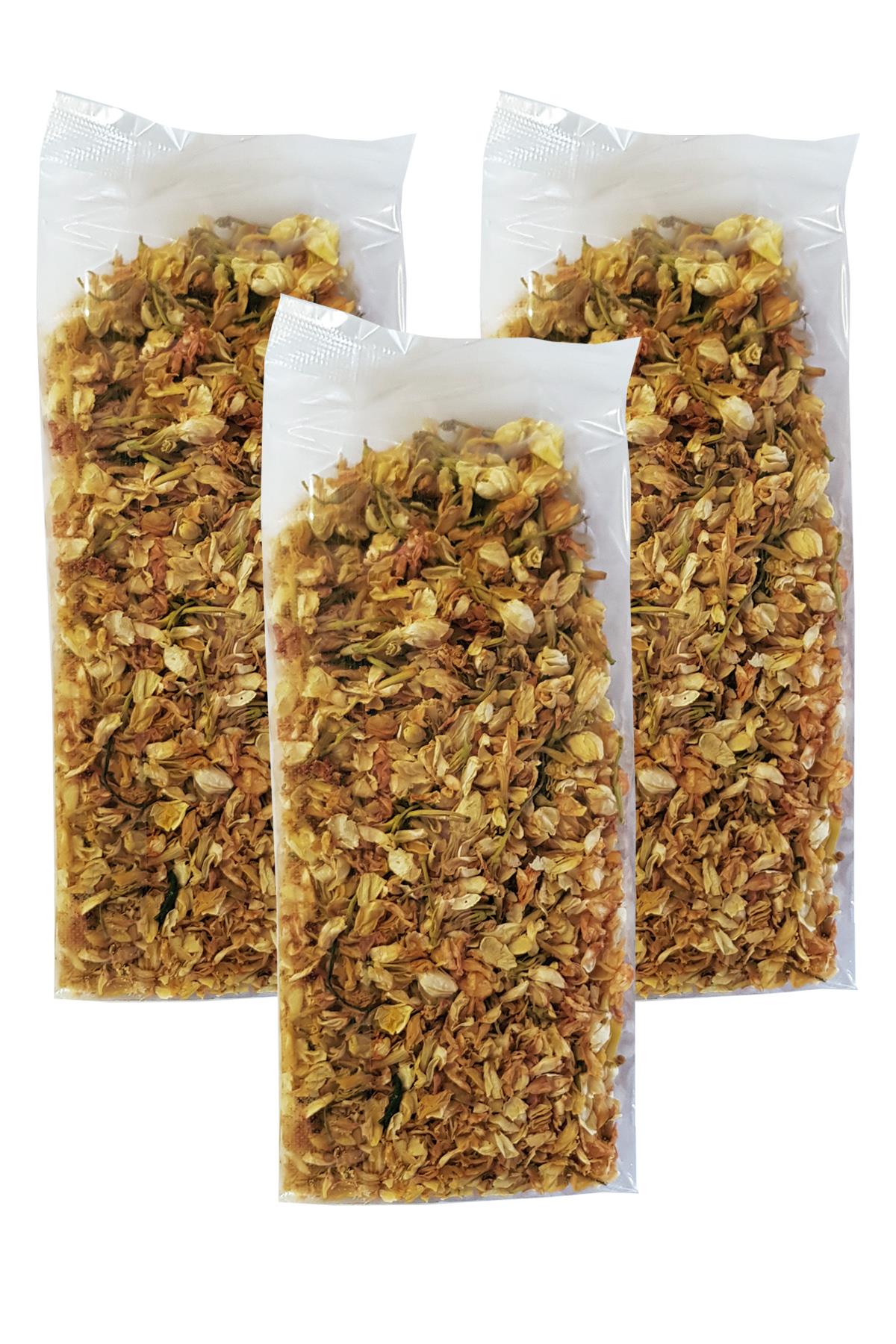 Yasemin Bitkisi 3 Paket Yasemin Çayı Kurutulmuş Yasemin Çiçeği Yasemin