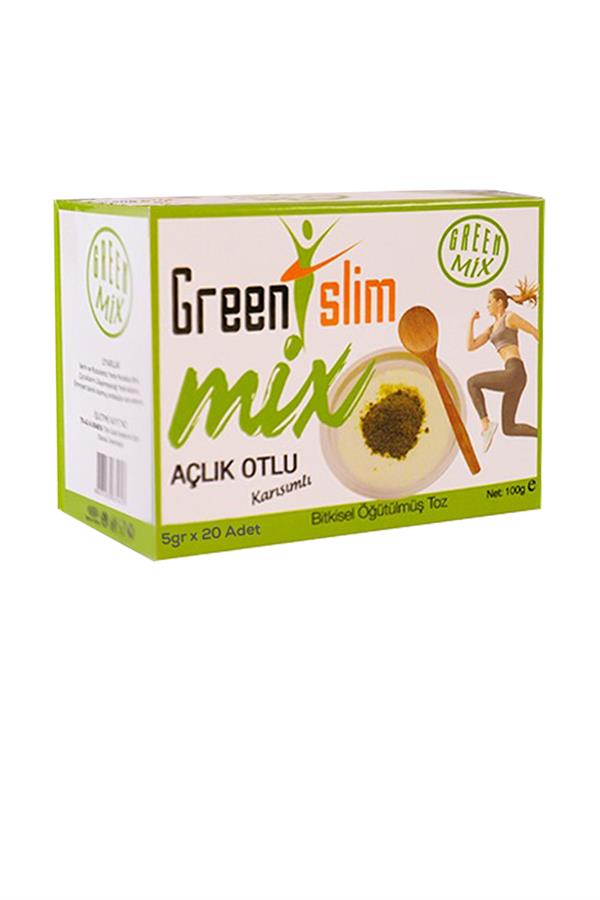 Slim Mix Açlık Otu İçeren Toz 5 gr. x 20 şase Green Slim
