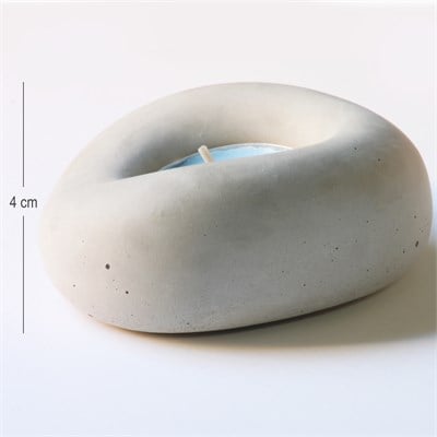 Beton Amorf Mumluk 1 Özel Tasarım El Yapımı