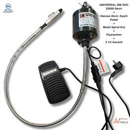 Universal Spiral Motor Seti FULL 25000 BM23C + pedal + spiral + piyasemen