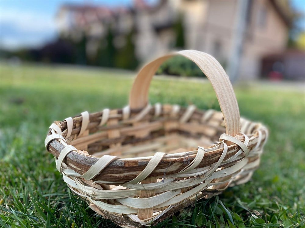 El Yapımı Ufak Mantar Sepeti