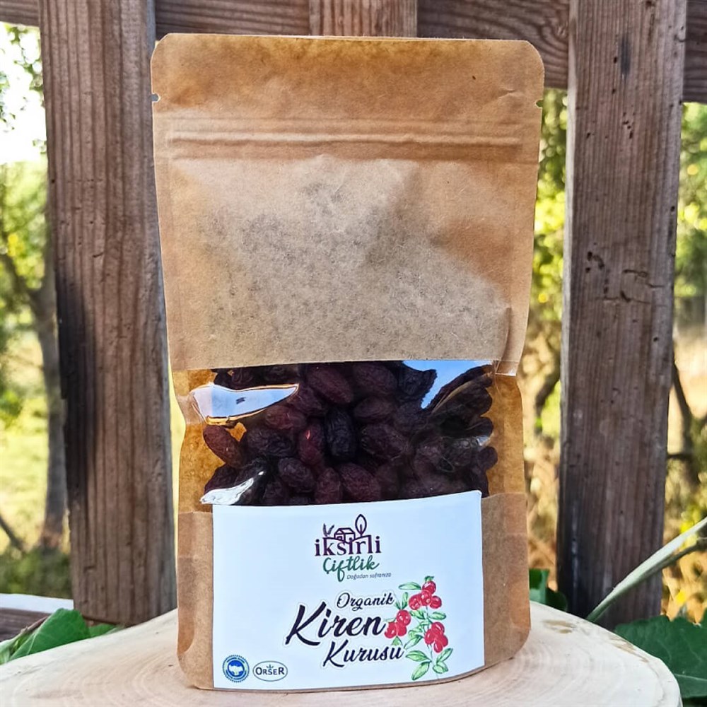 Organik Kuru Kiren (Kızılcık) 100 g