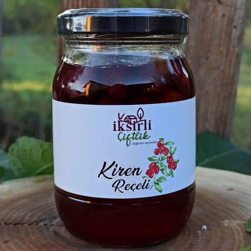 Kiren (Kızılcık) Reçeli 200 g (Organik elma suyu konsantreli)