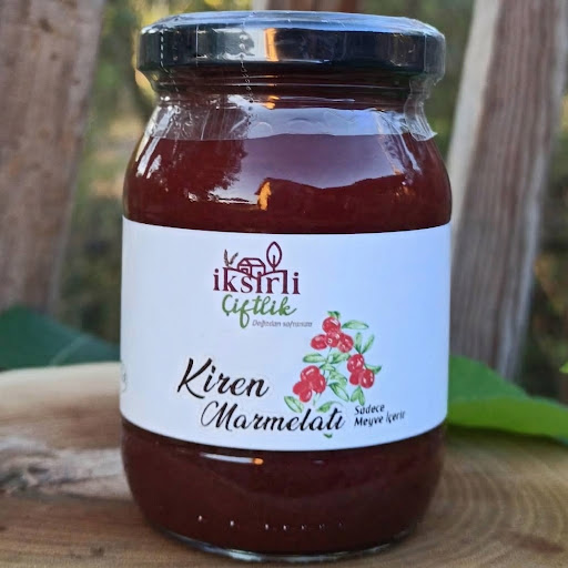 Organik Kiren (Kızılcık) Marmelatı 190 g (Sadece meyve püresi içerir)