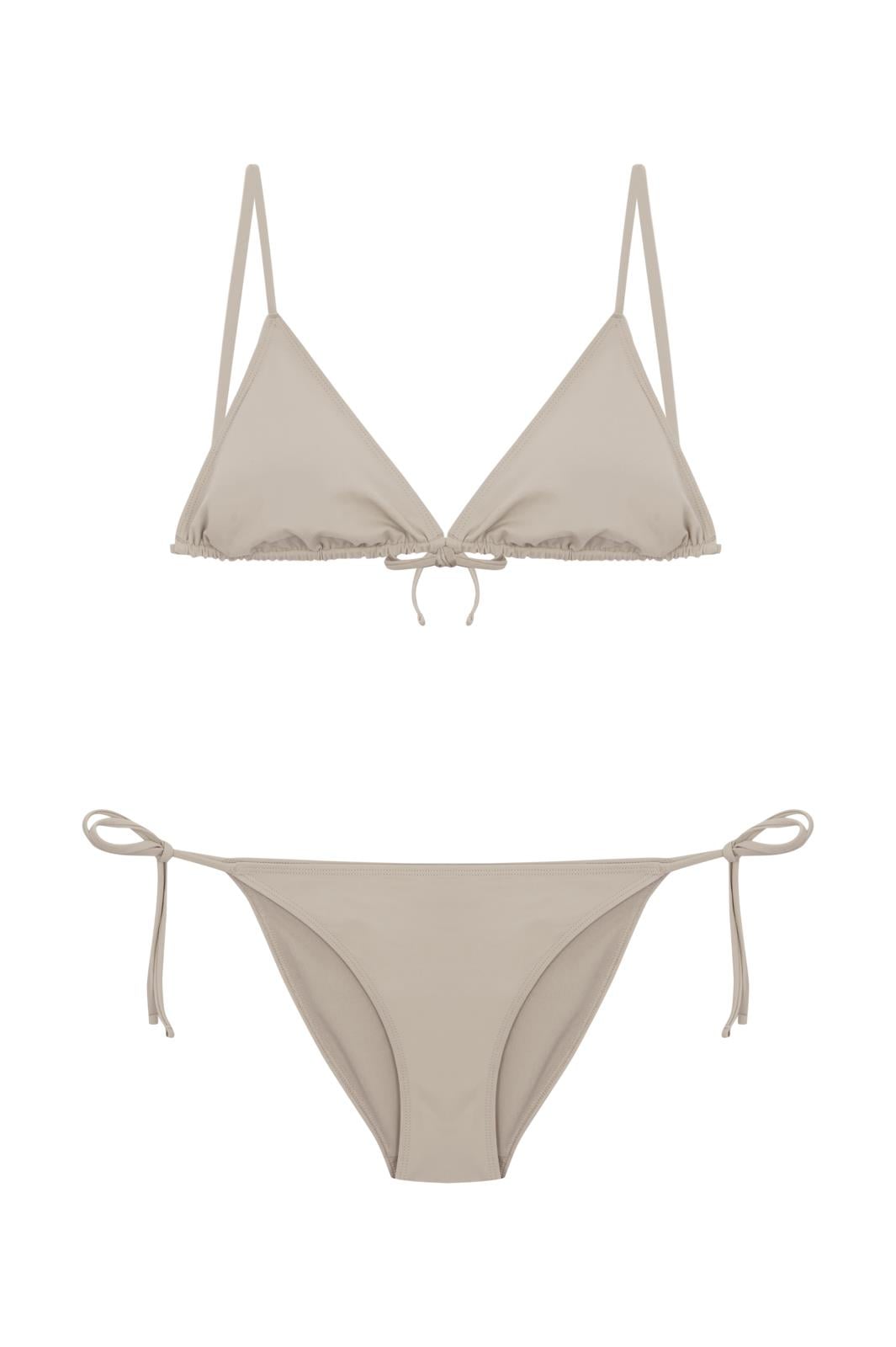 Bej İbiza Üçgen Bikini