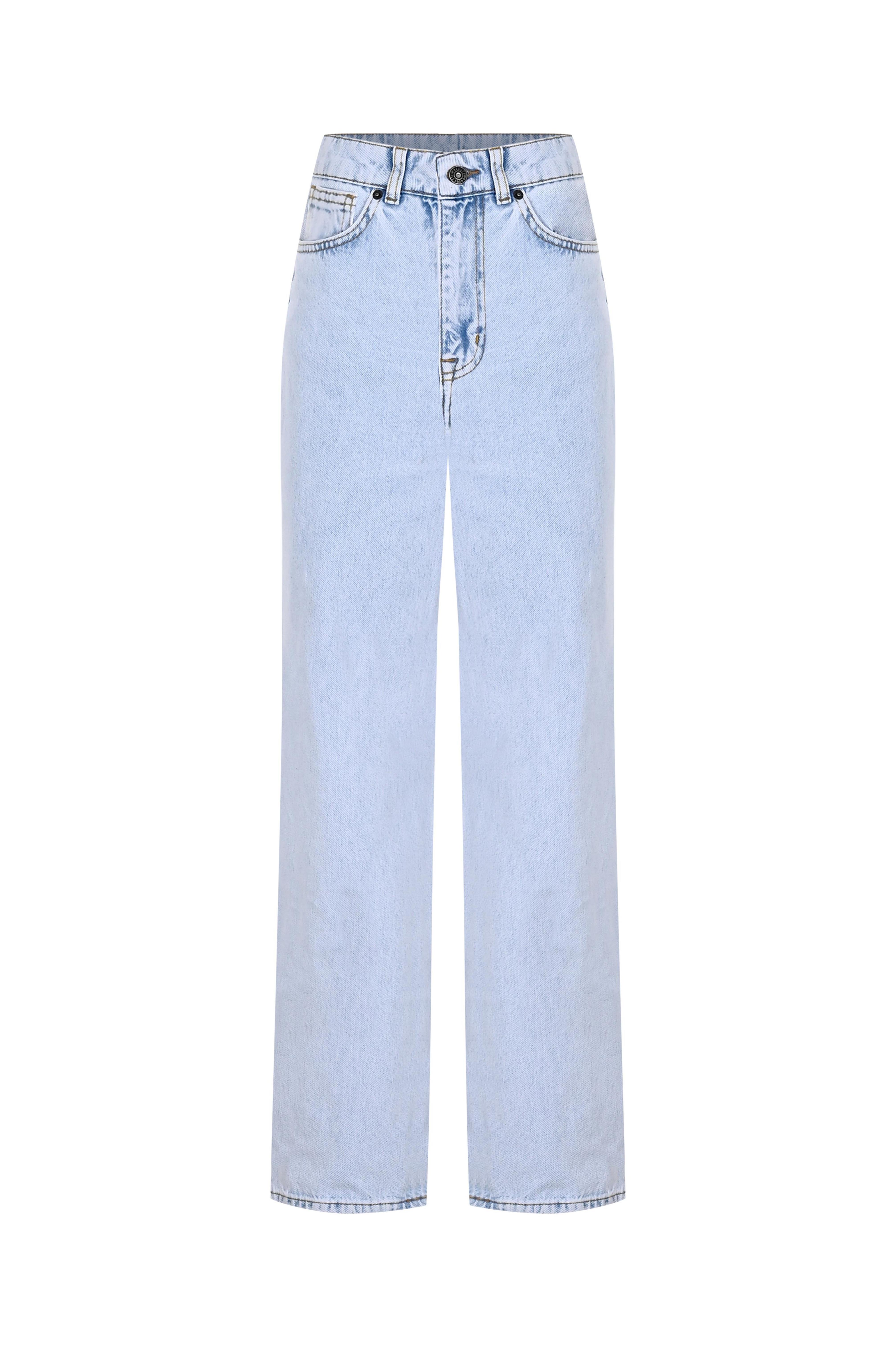 Buz Mavi 90's Straight Fit Jean
