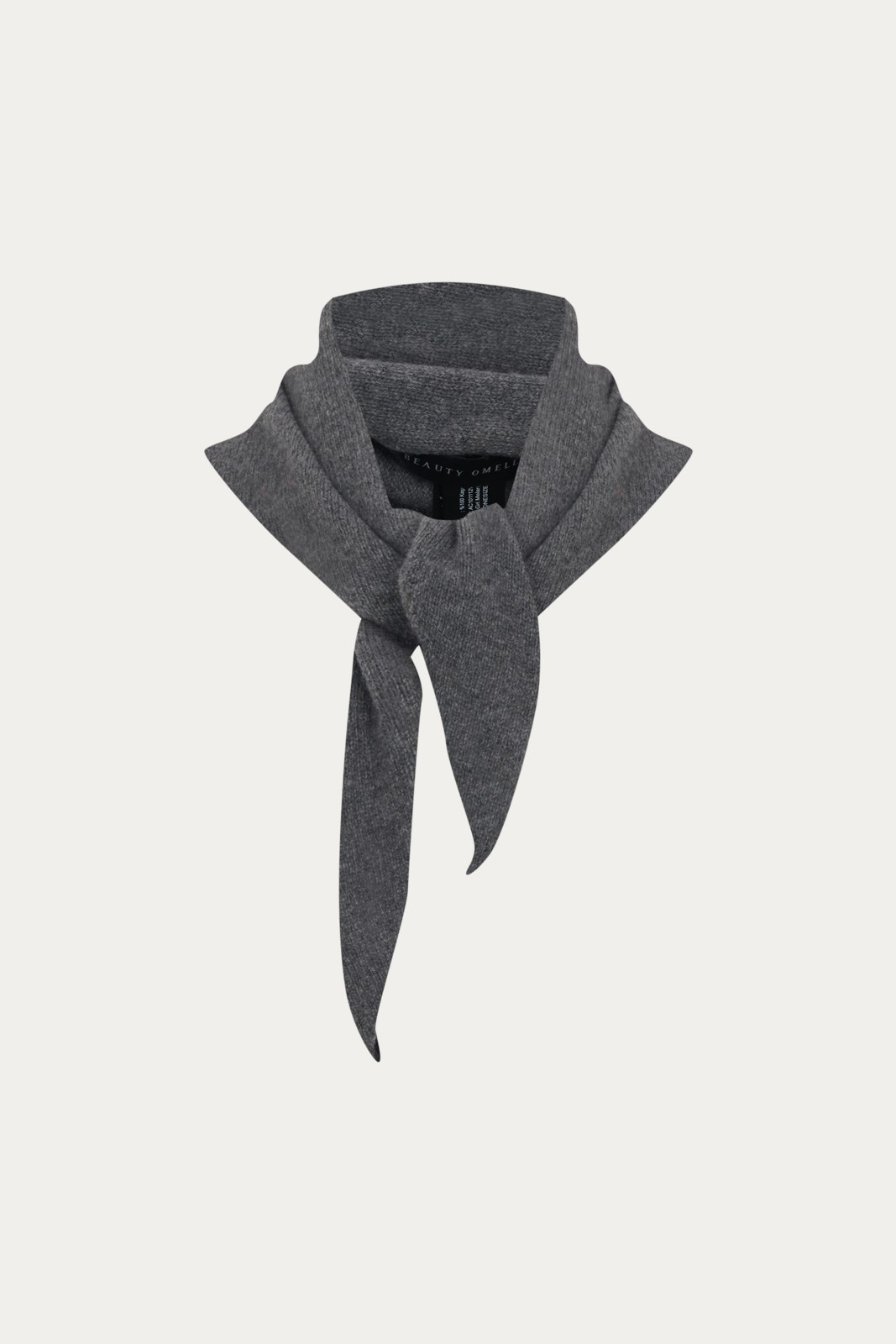 Gri Melanj %100 Kaşmir Bandana Fular