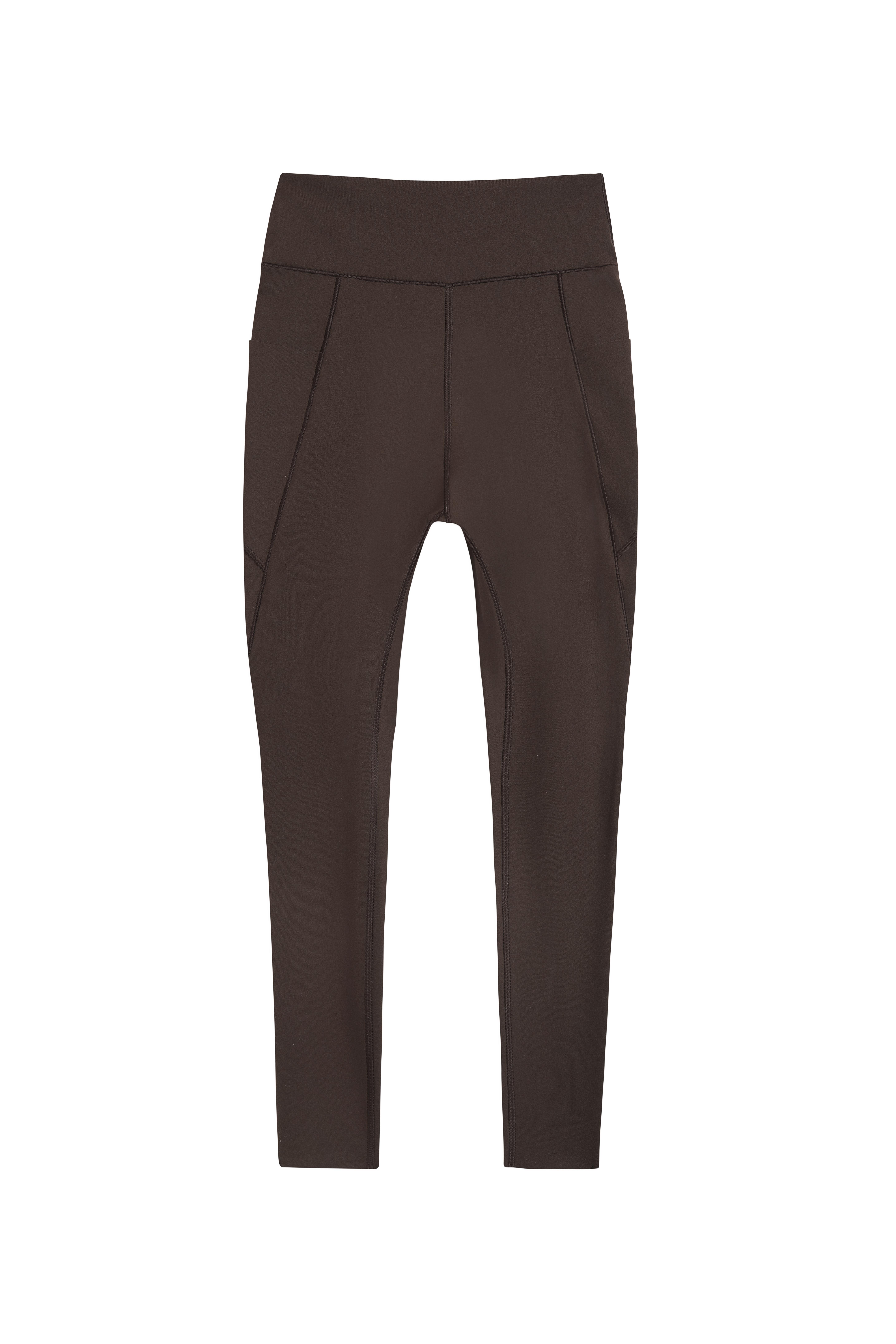 Kahverengi Comfort Uzun Spor Tayt