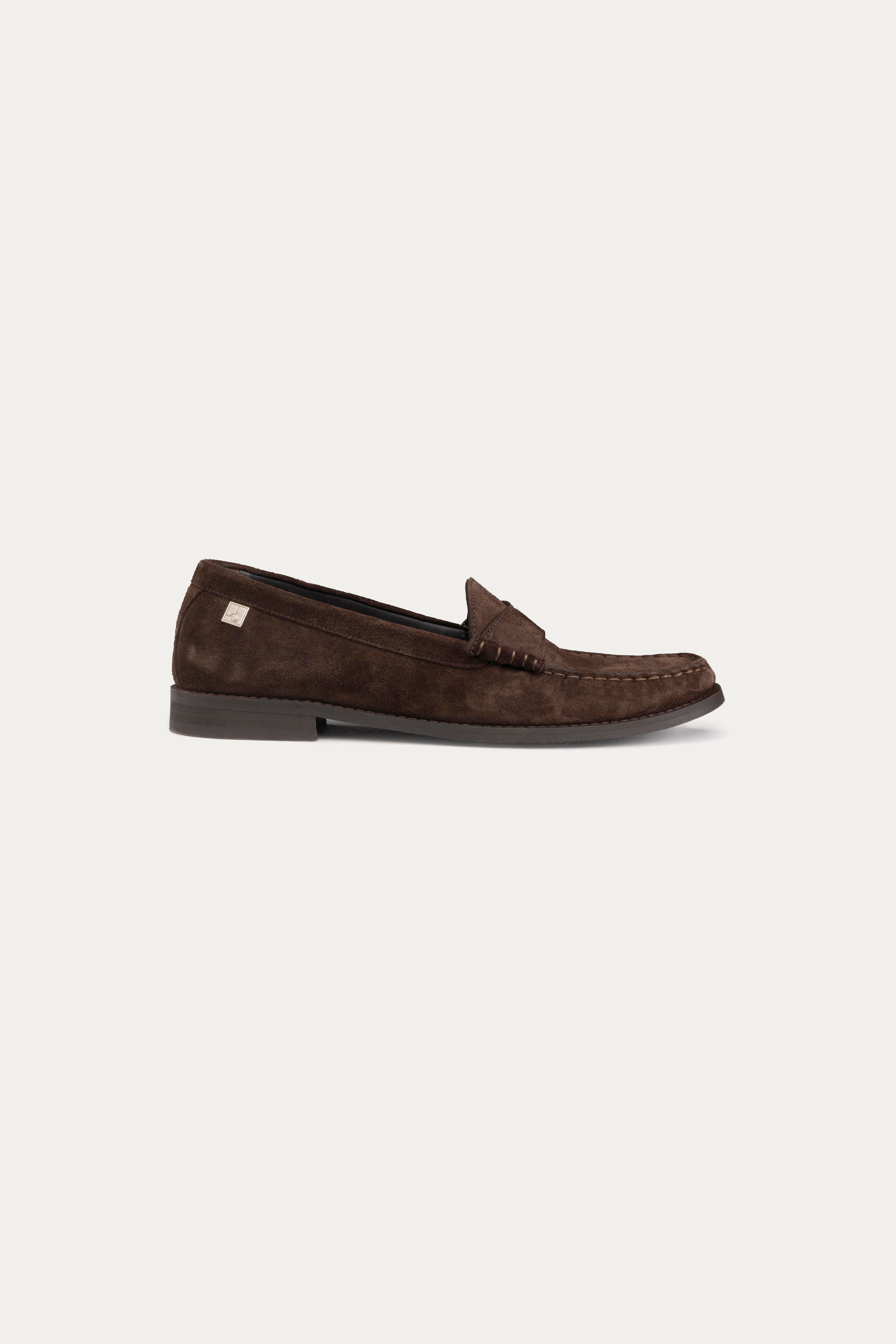 Kahverengi Klasik Süet Loafer