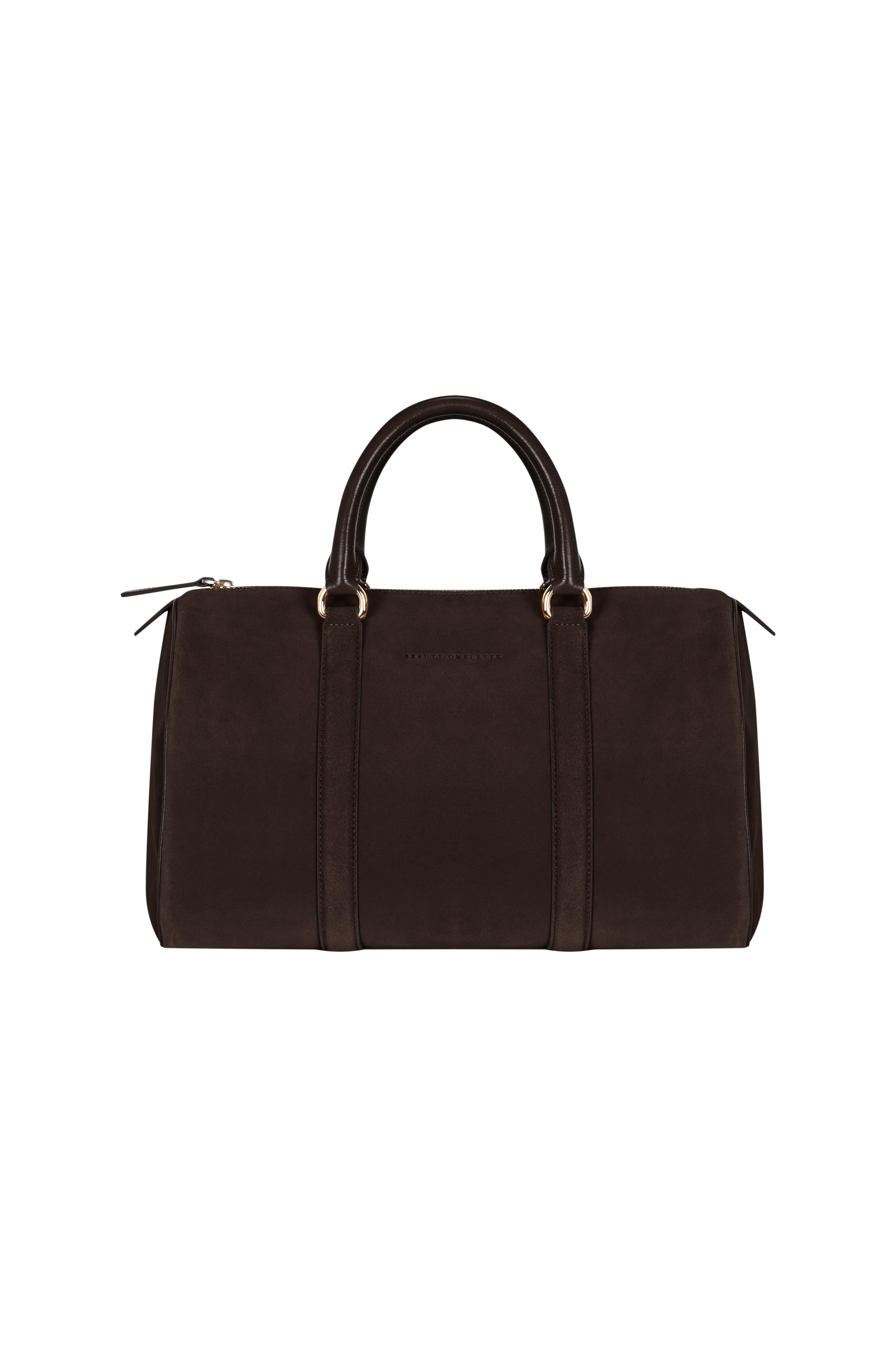 Kahverengi Süet City Bag