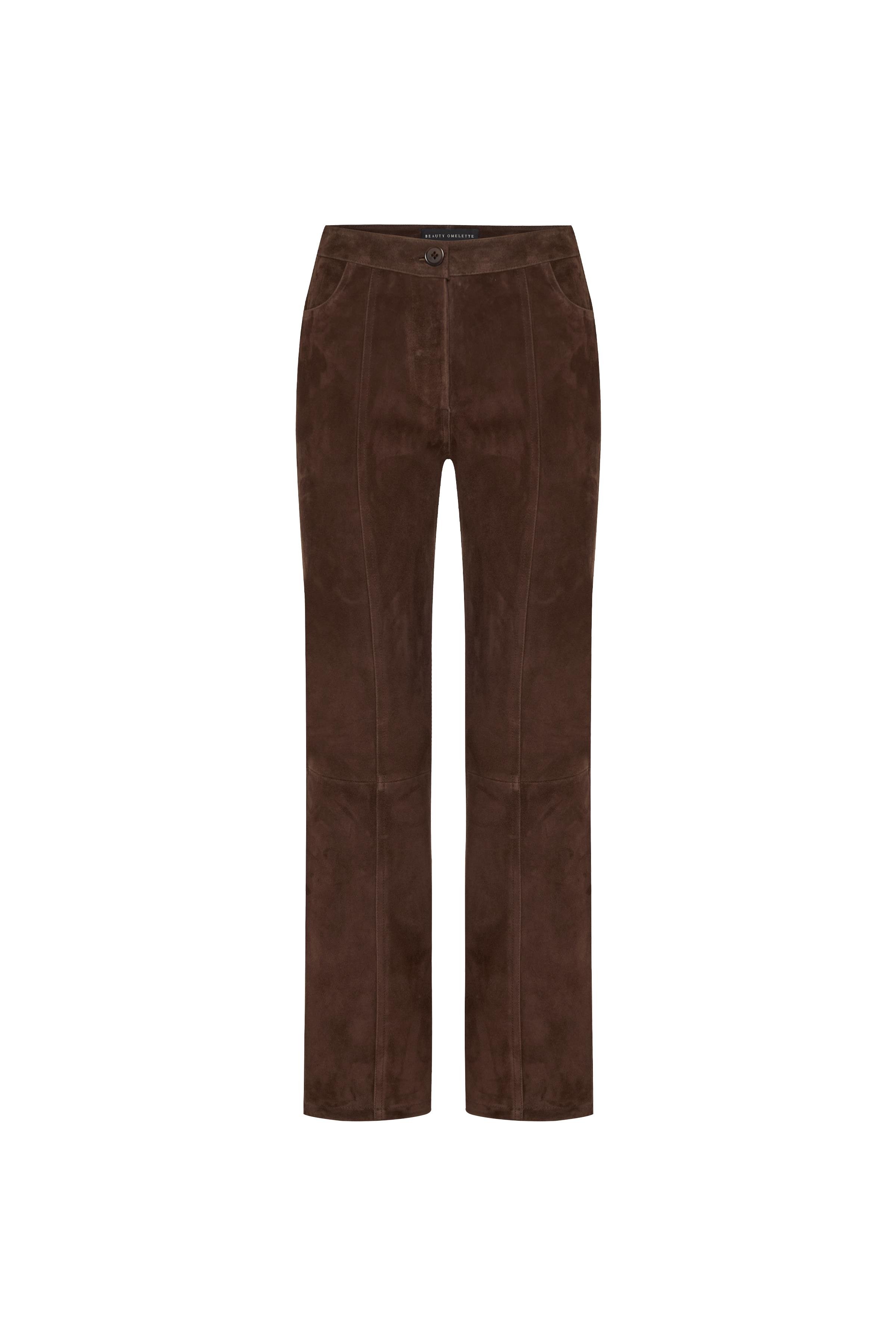 Kahverengi Süet Pantolon