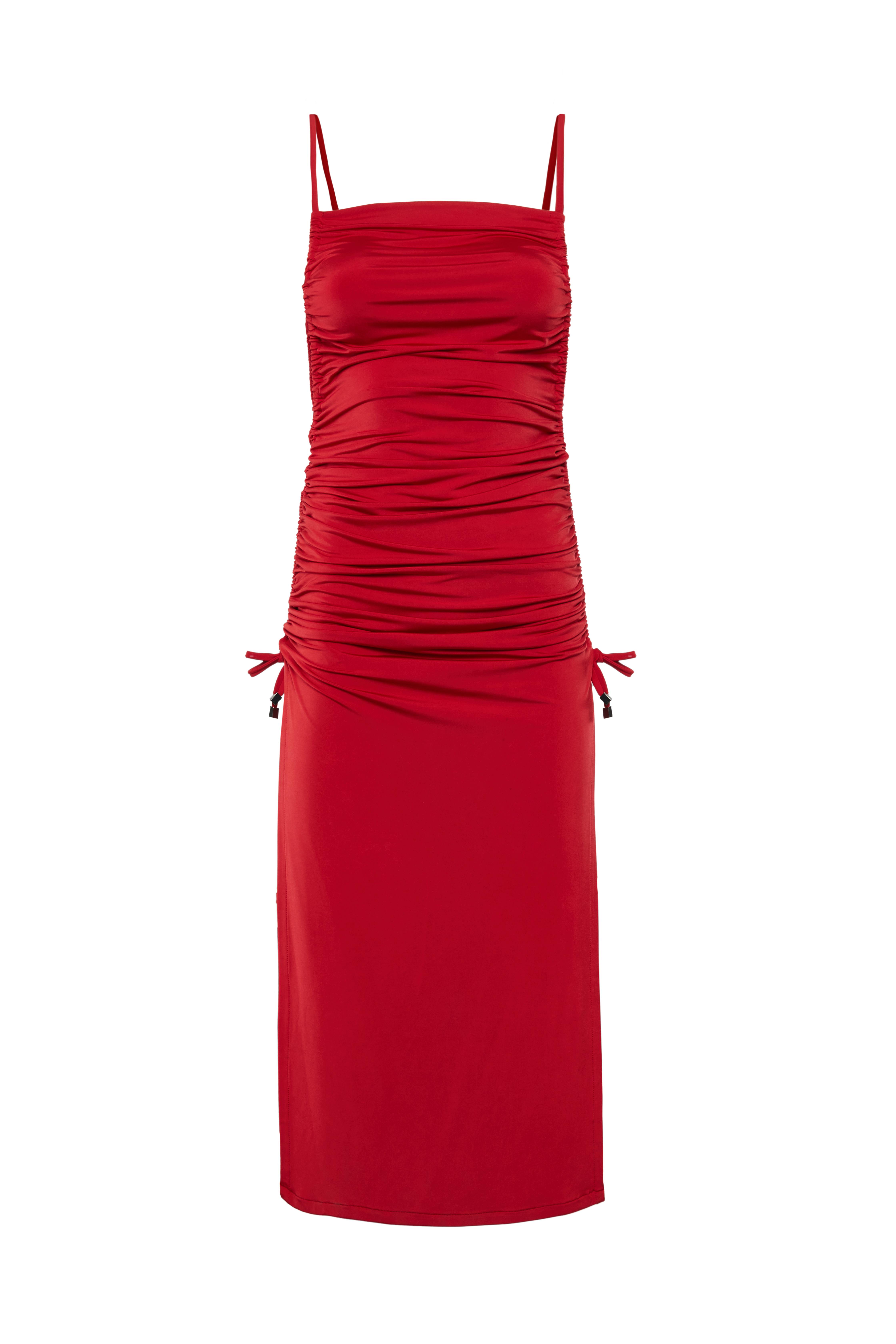 Kırmızı BO Revenge Dress