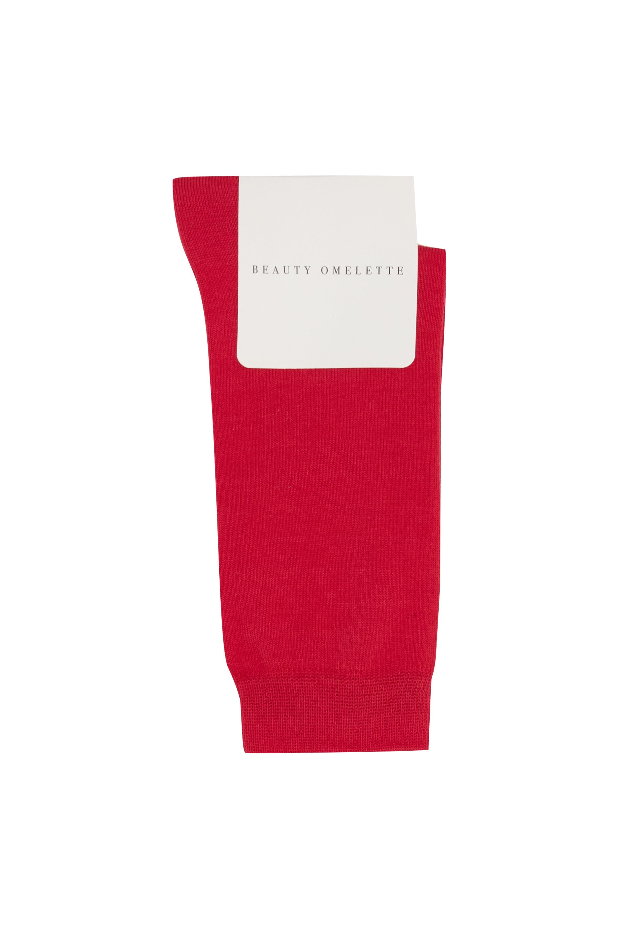 Kırmızı Pamuk Çorap