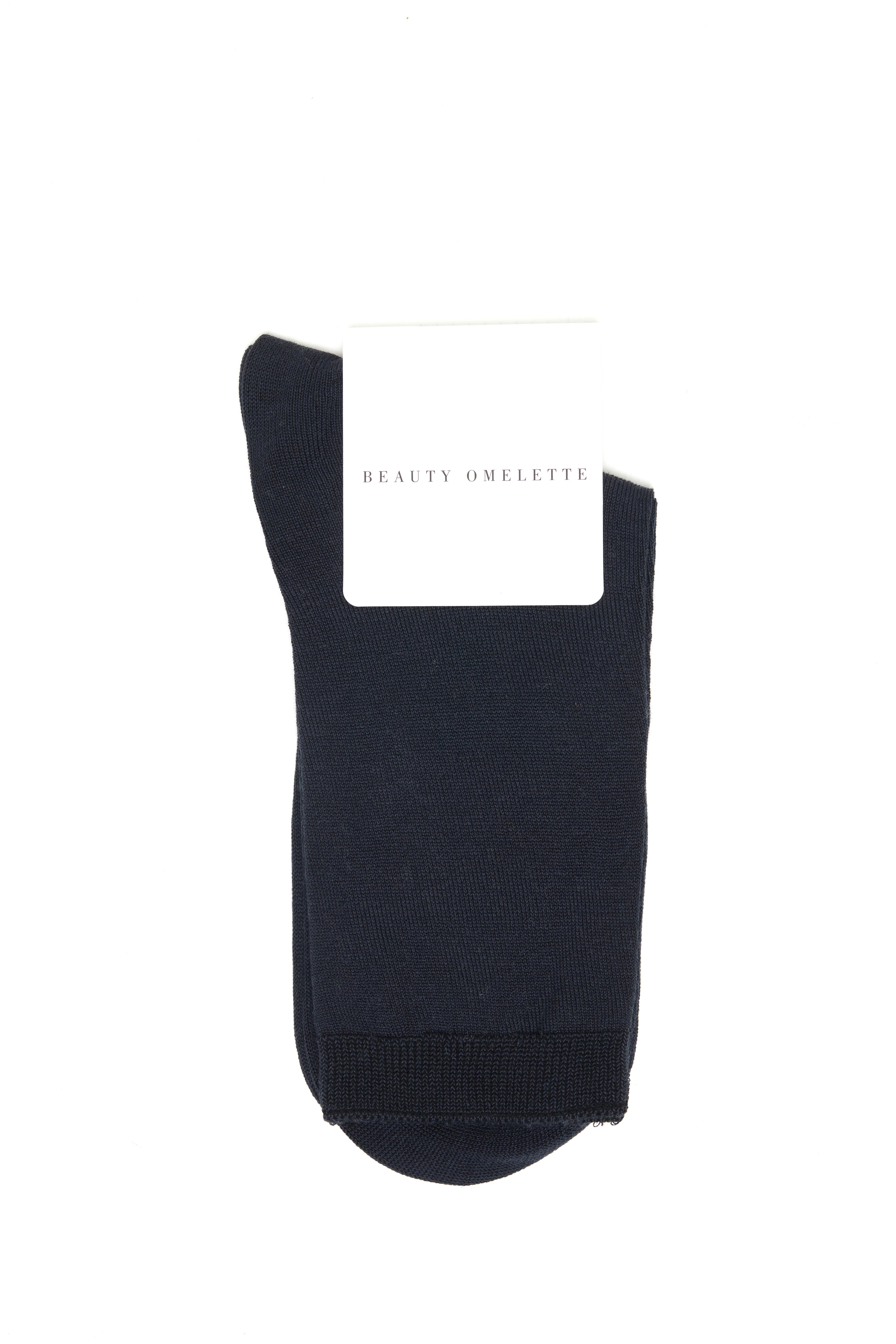 Lacivert Merserize Çorap