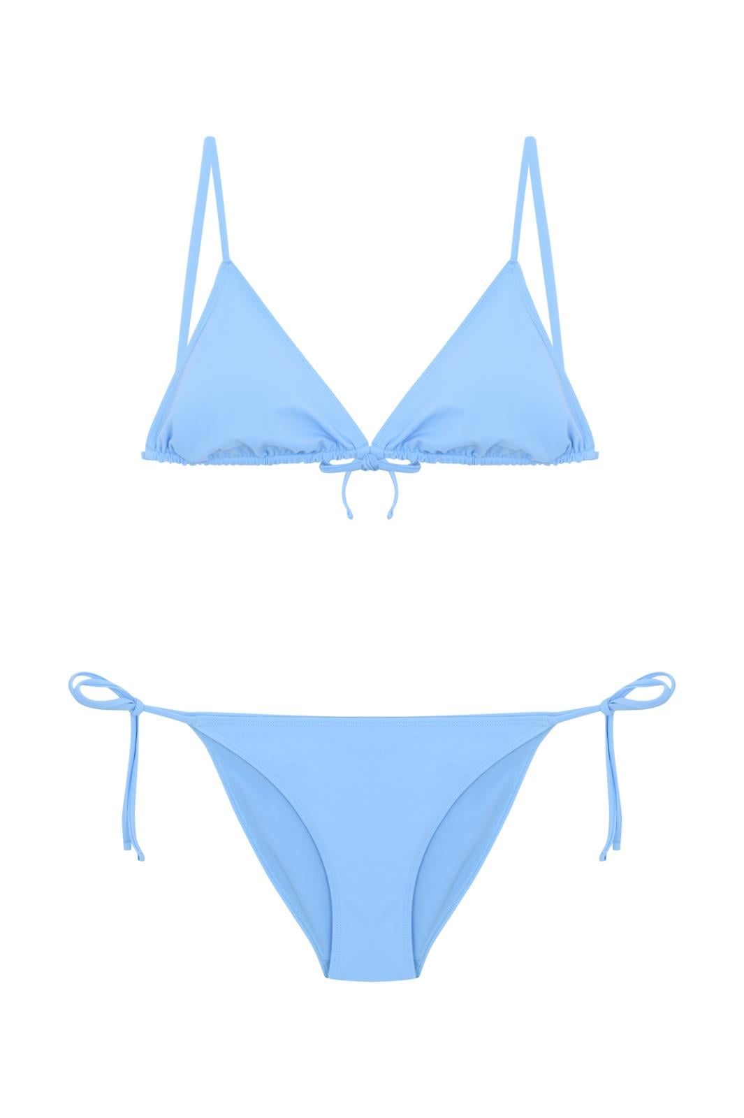 Mavi İbiza Üçgen Bikini