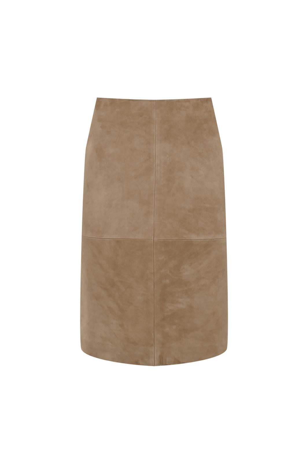 Muskat Süet Kalem Etek