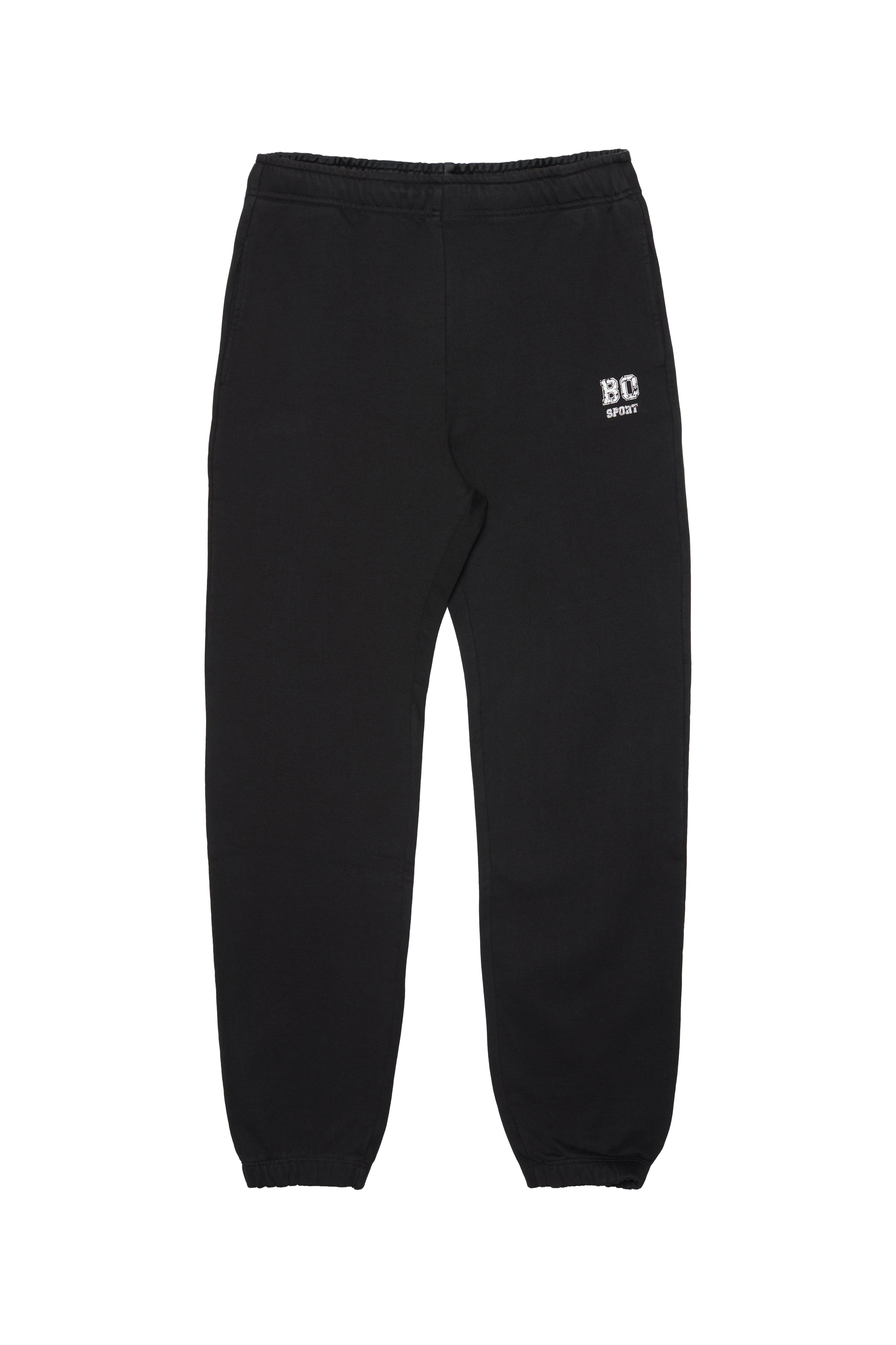 Siyah BO Sports Paçası Lastikli Sweatpants
