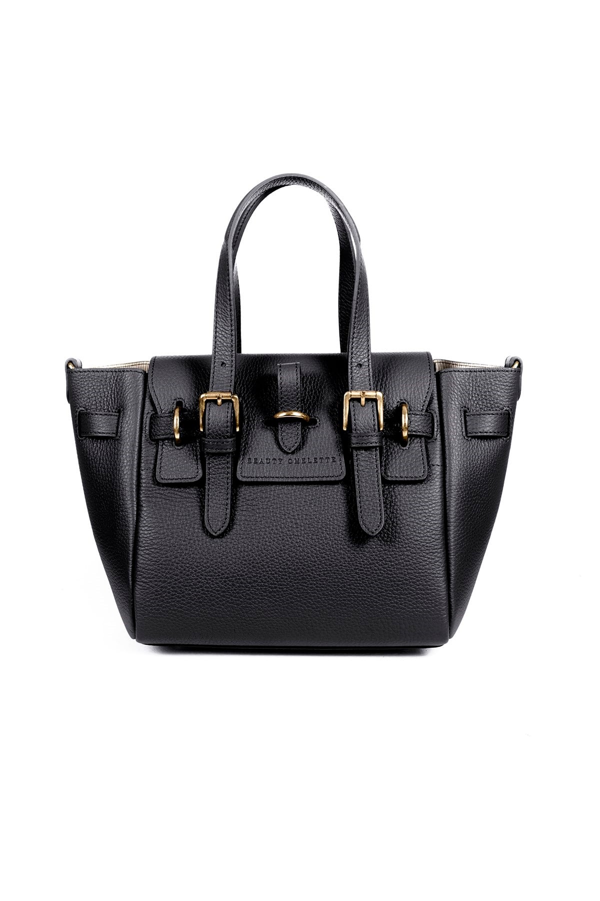 Siyah Gabrielle Floater Mini Bag Gold