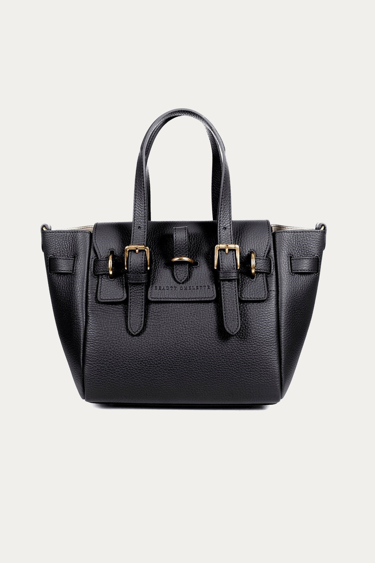 Siyah Gabrielle Floater Mini Bag Gold