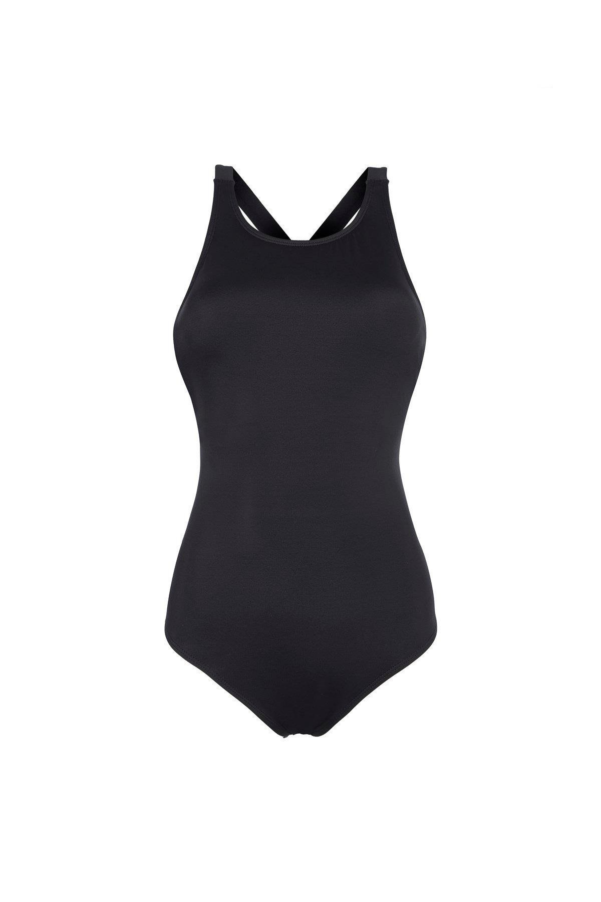 Siyah Halter Yaka Mayo