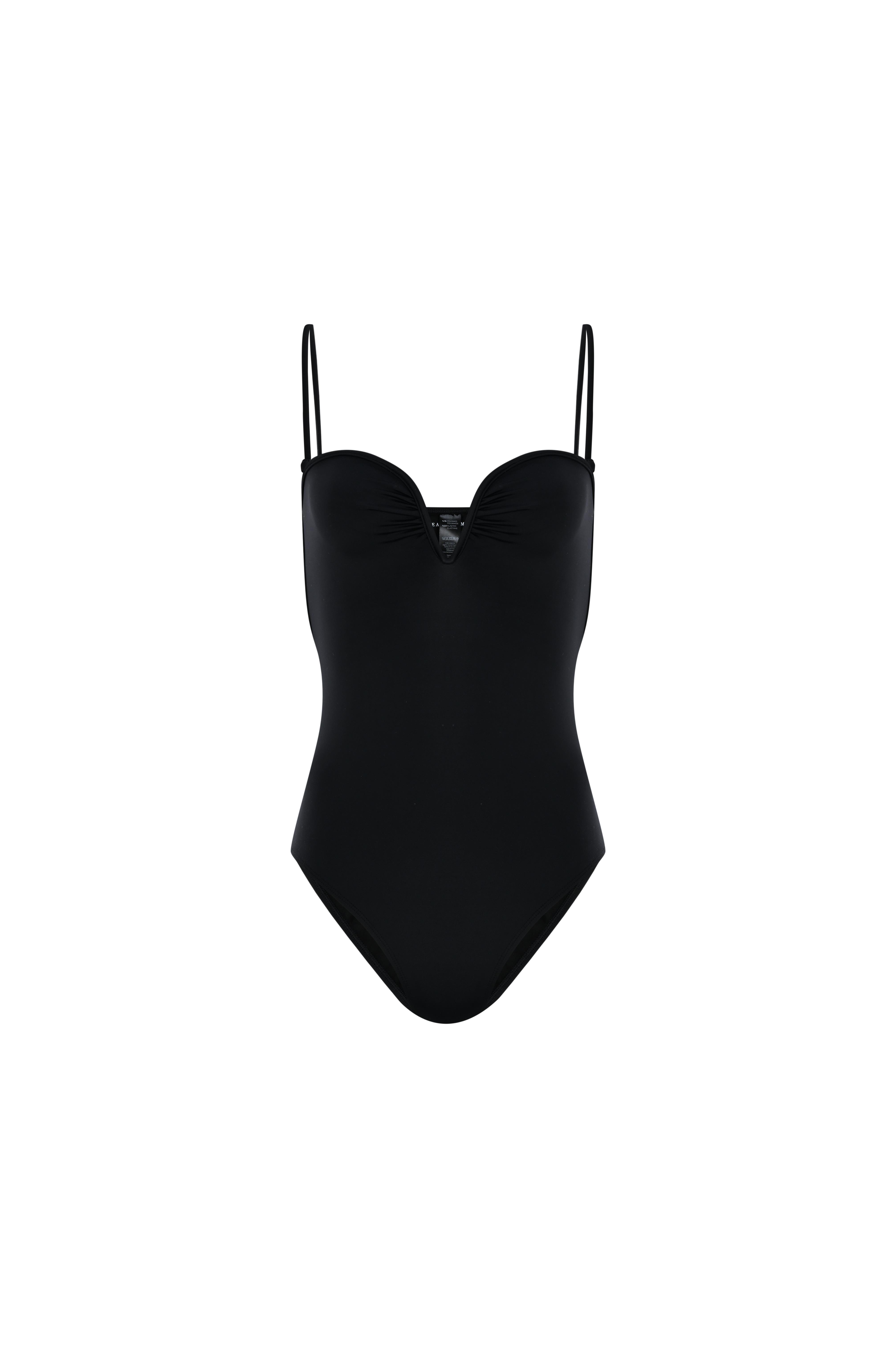 Siyah Kalp Yaka Mayo