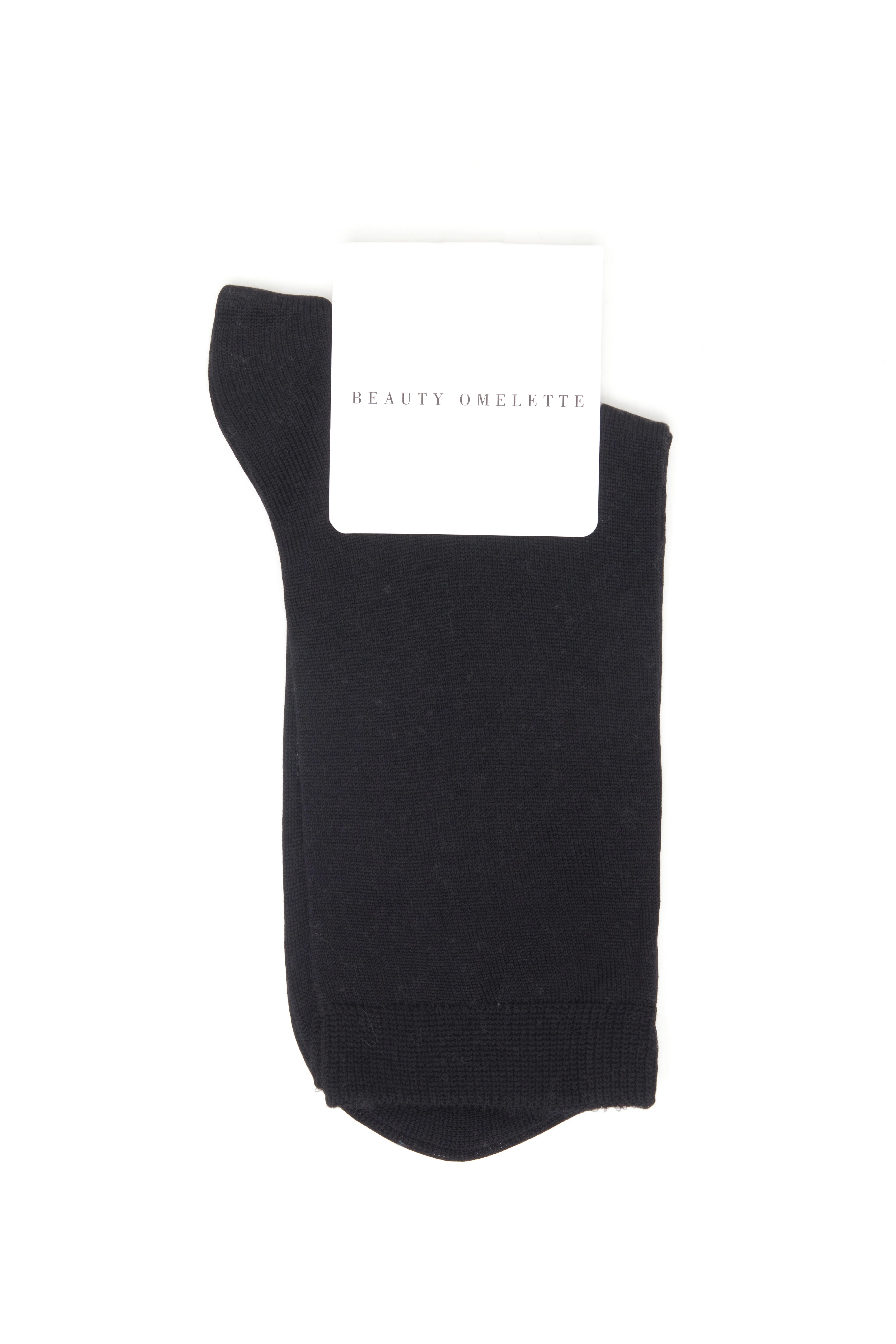 Siyah Merserize Çorap