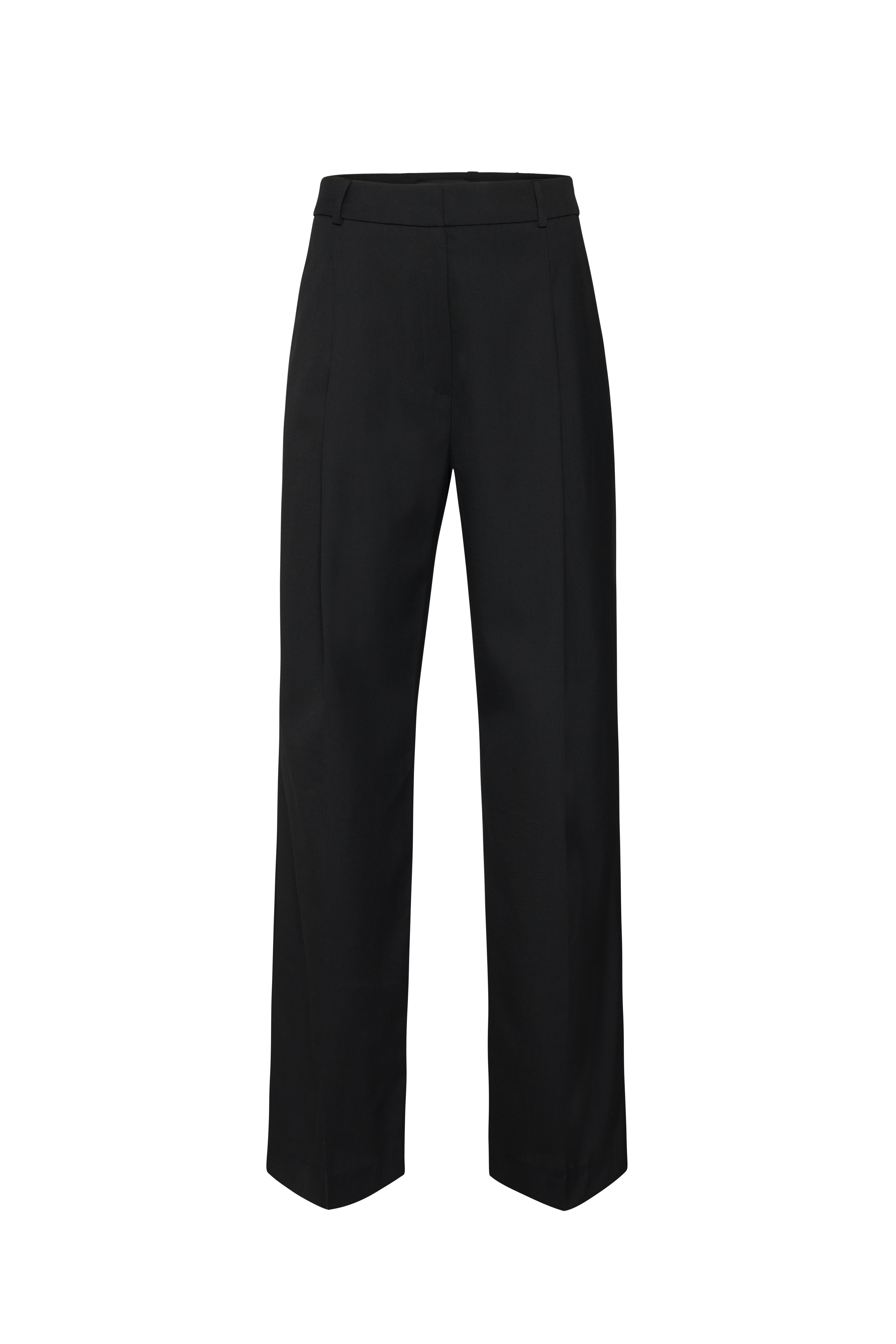 Siyah Yünlü Bol Pantolon