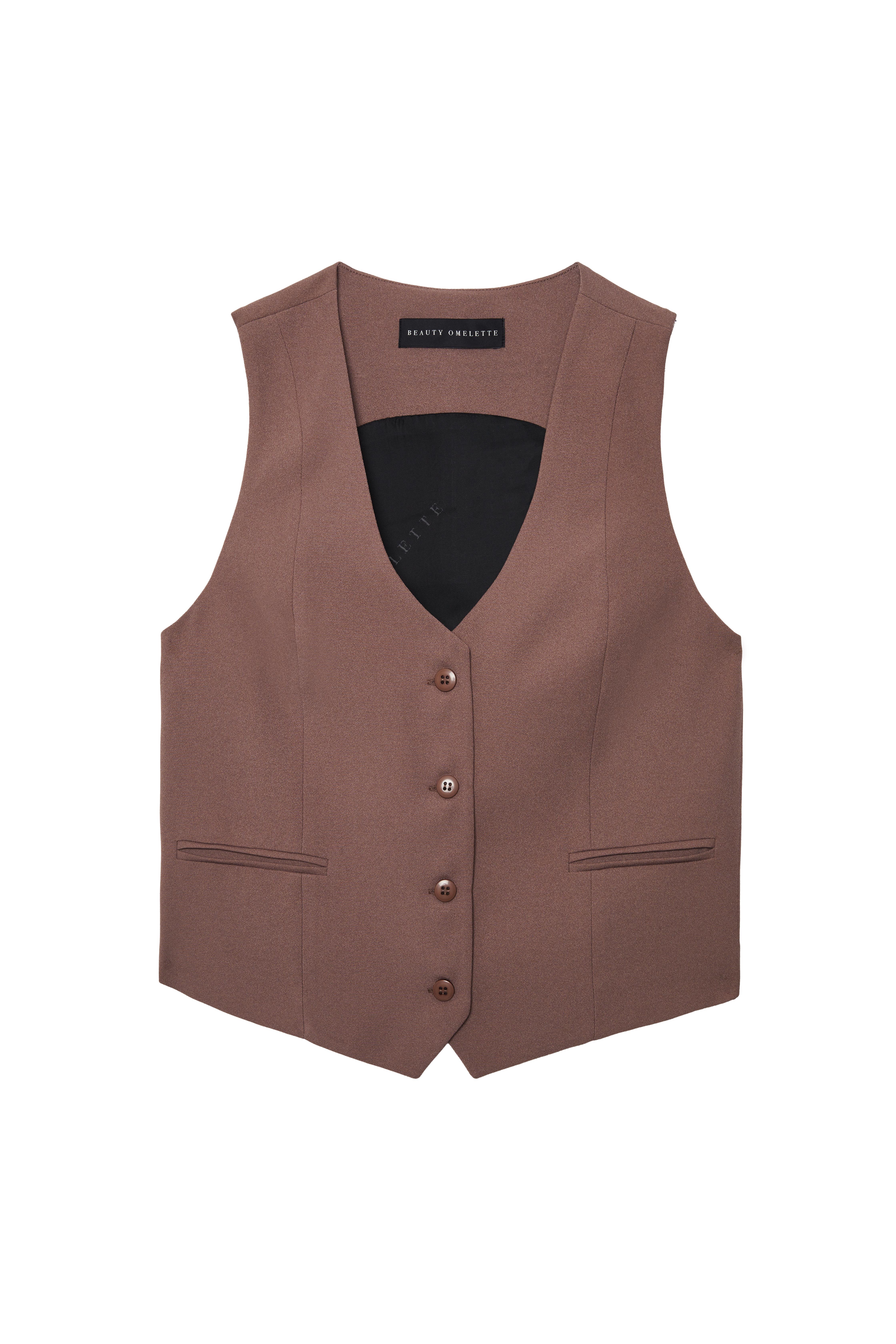 Vizon V Yaka Krep Yelek