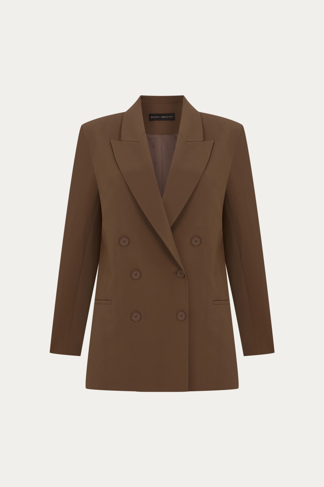 Vizon Vatkalı Kruvaze Blazer