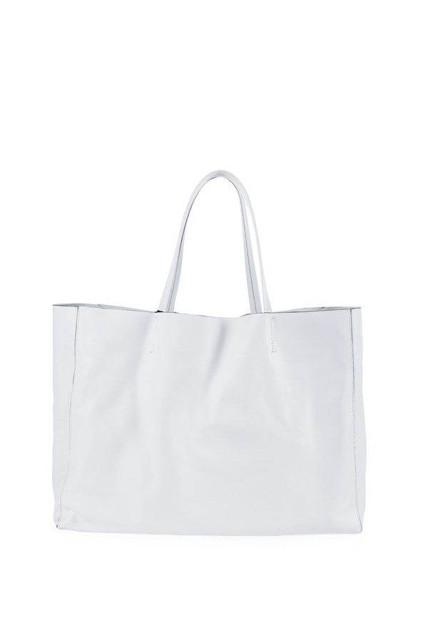 Beyaz Yumuşak Deri Shopping Bag