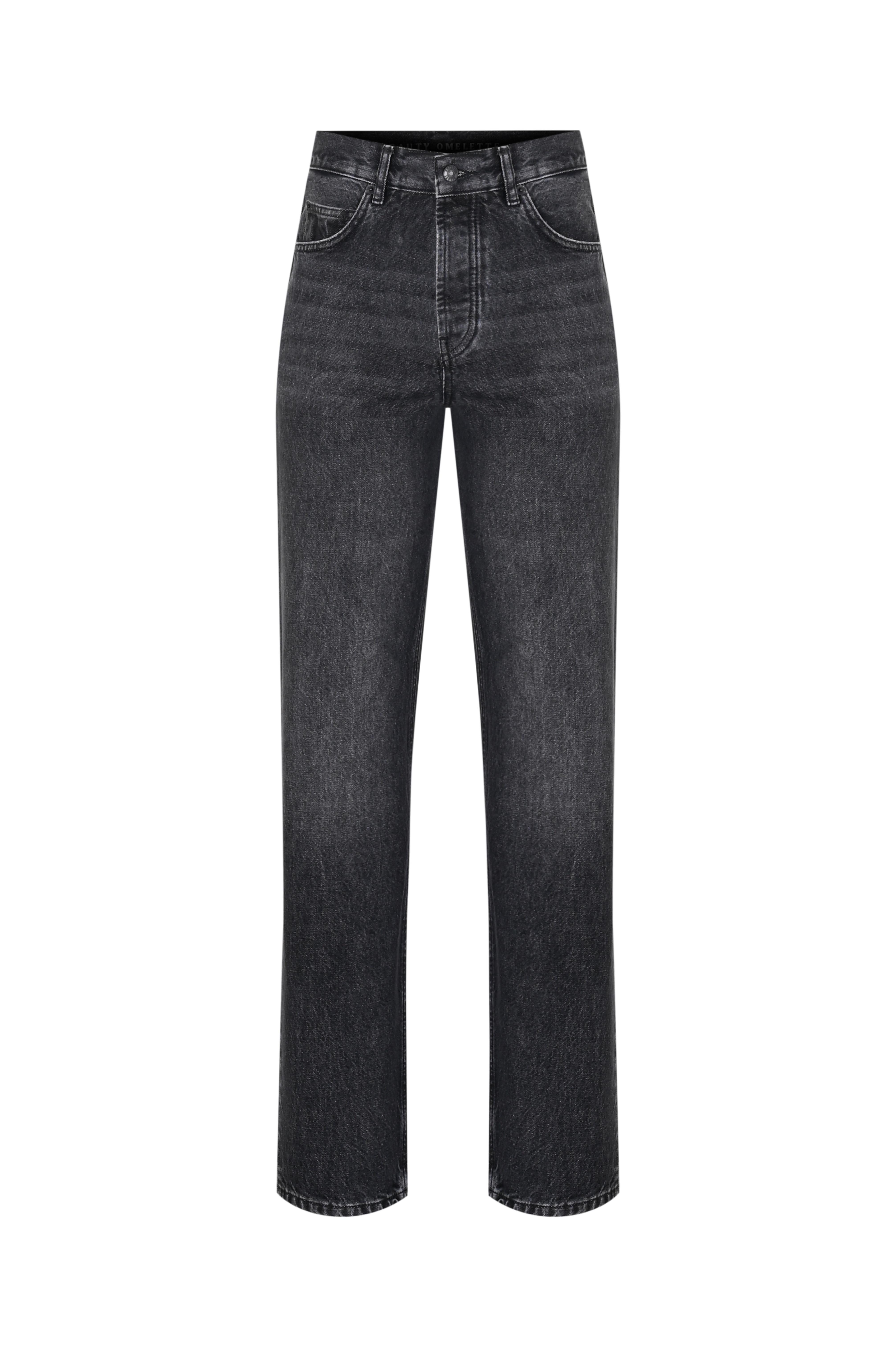 Antrasit Kate Loose Straight Fit Jean