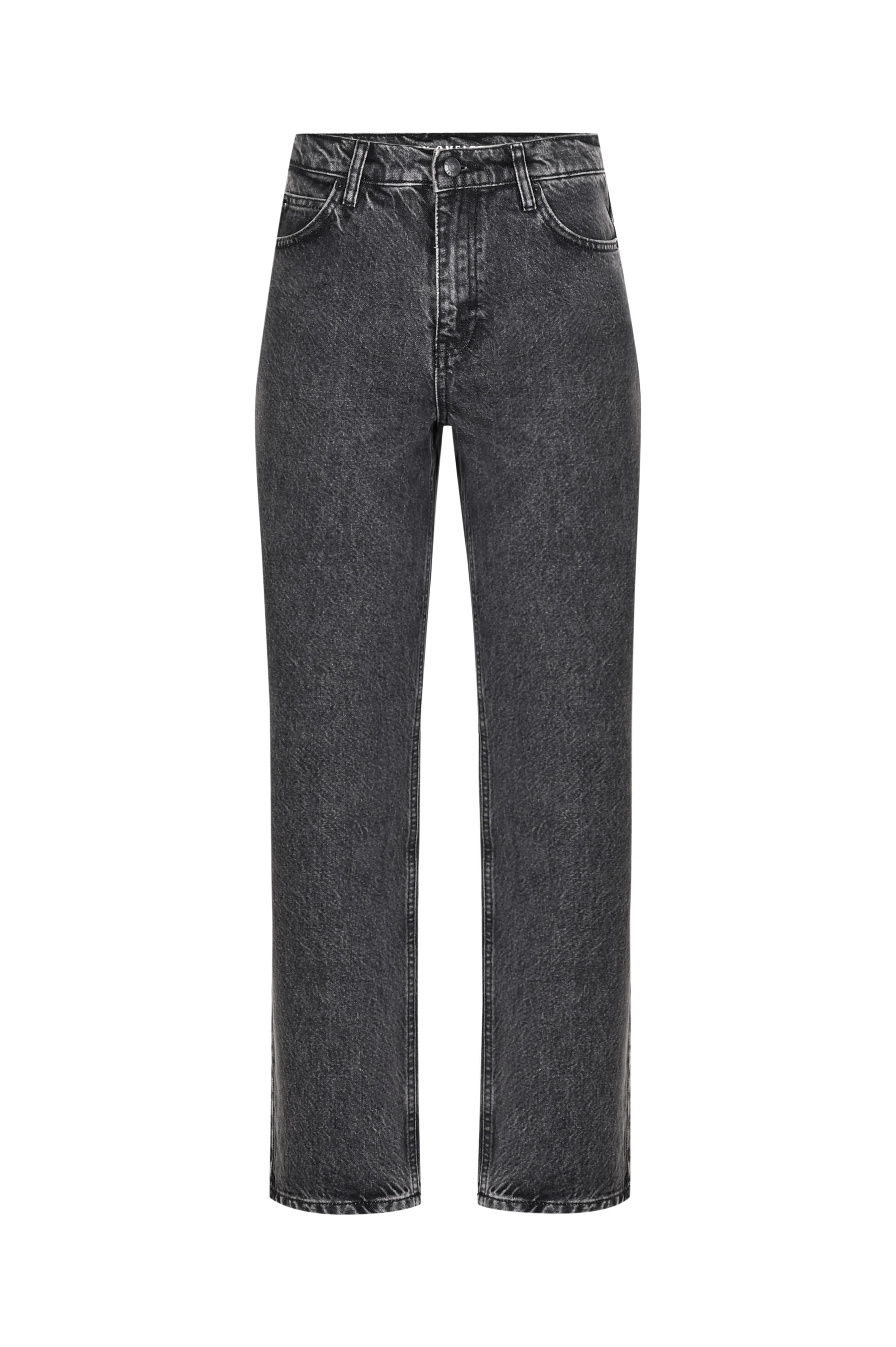 Antrasit Vintage High Waist Long Length Jean