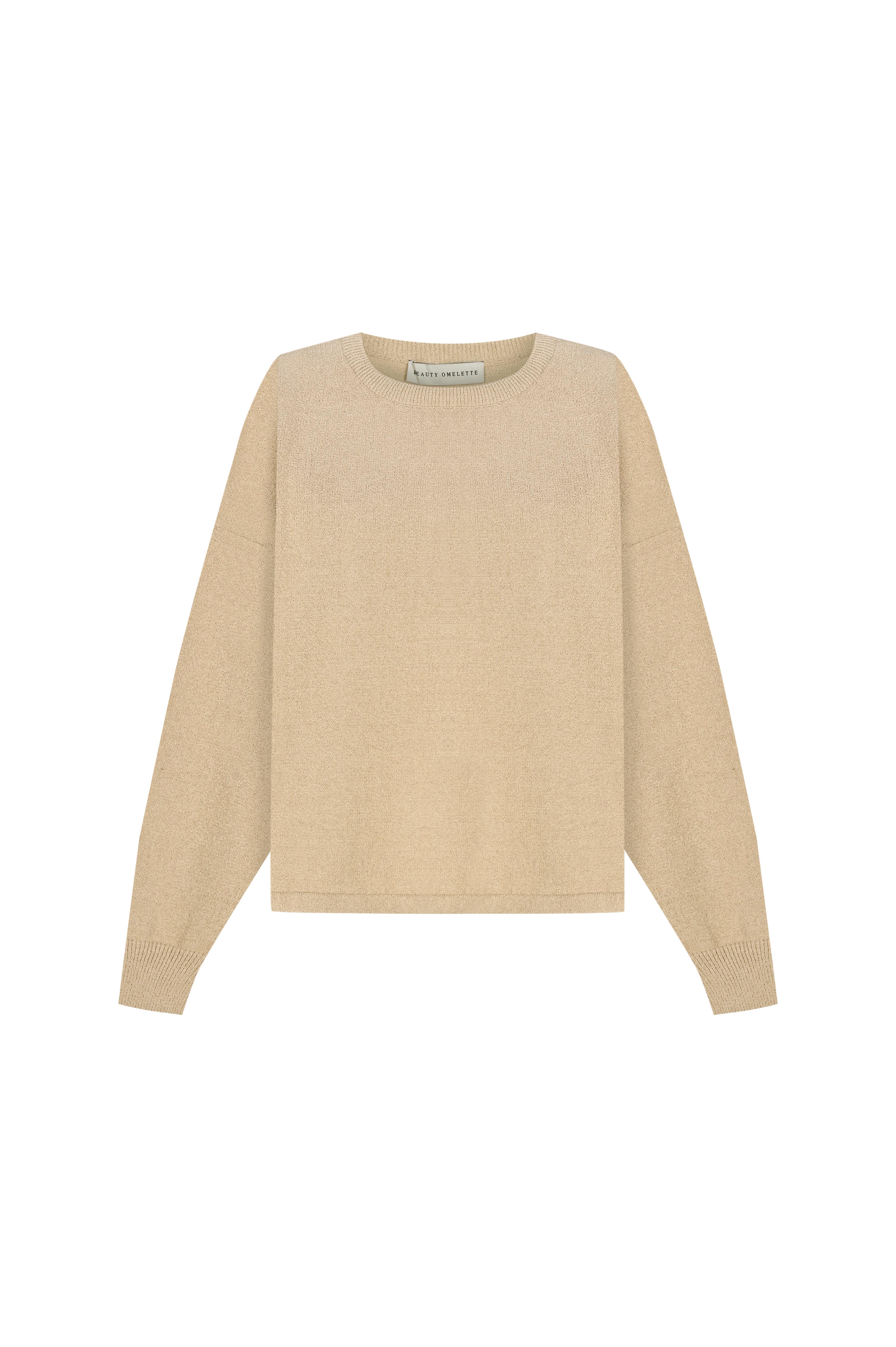 Bej Havlu Sweatshirt