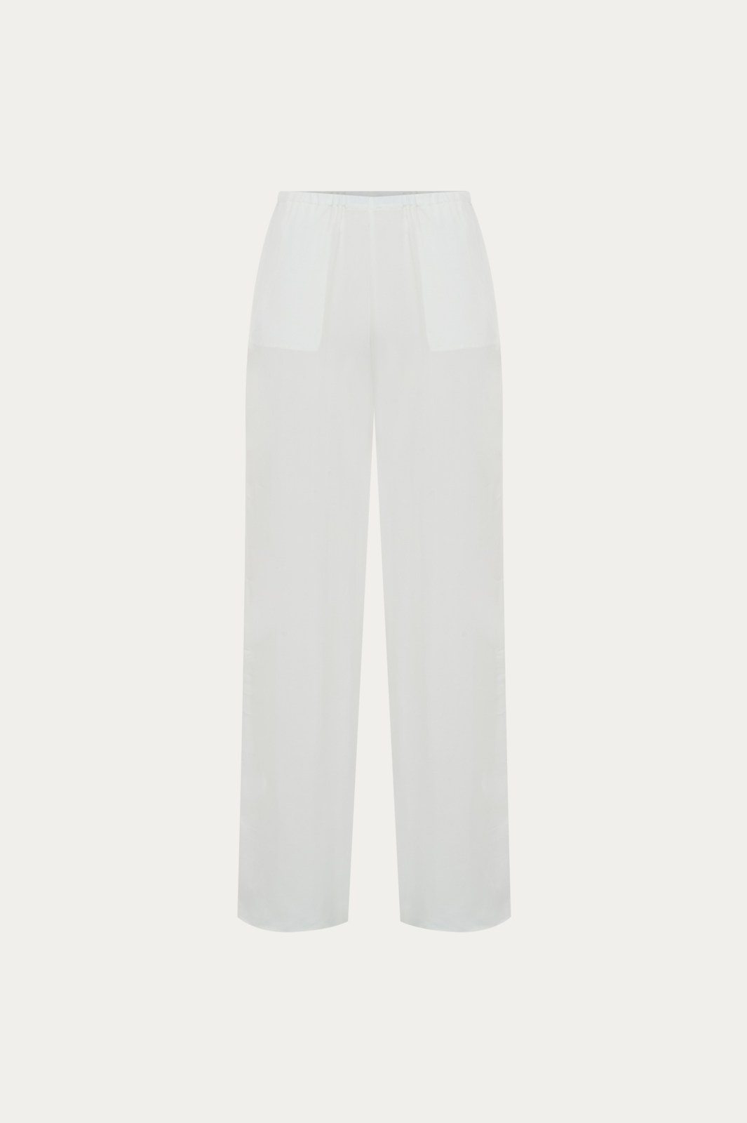 Ekru Pj Form Cupro Pantolon