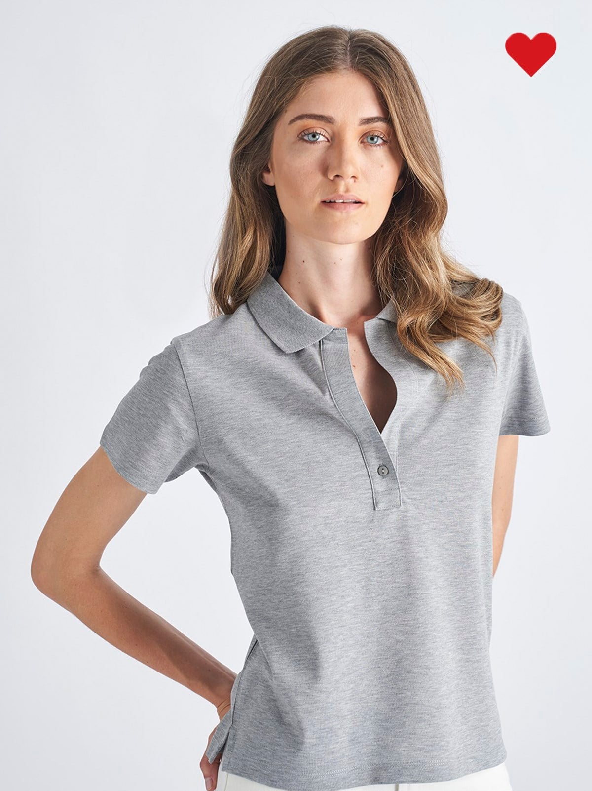 Gri Polo Yaka Tshirt