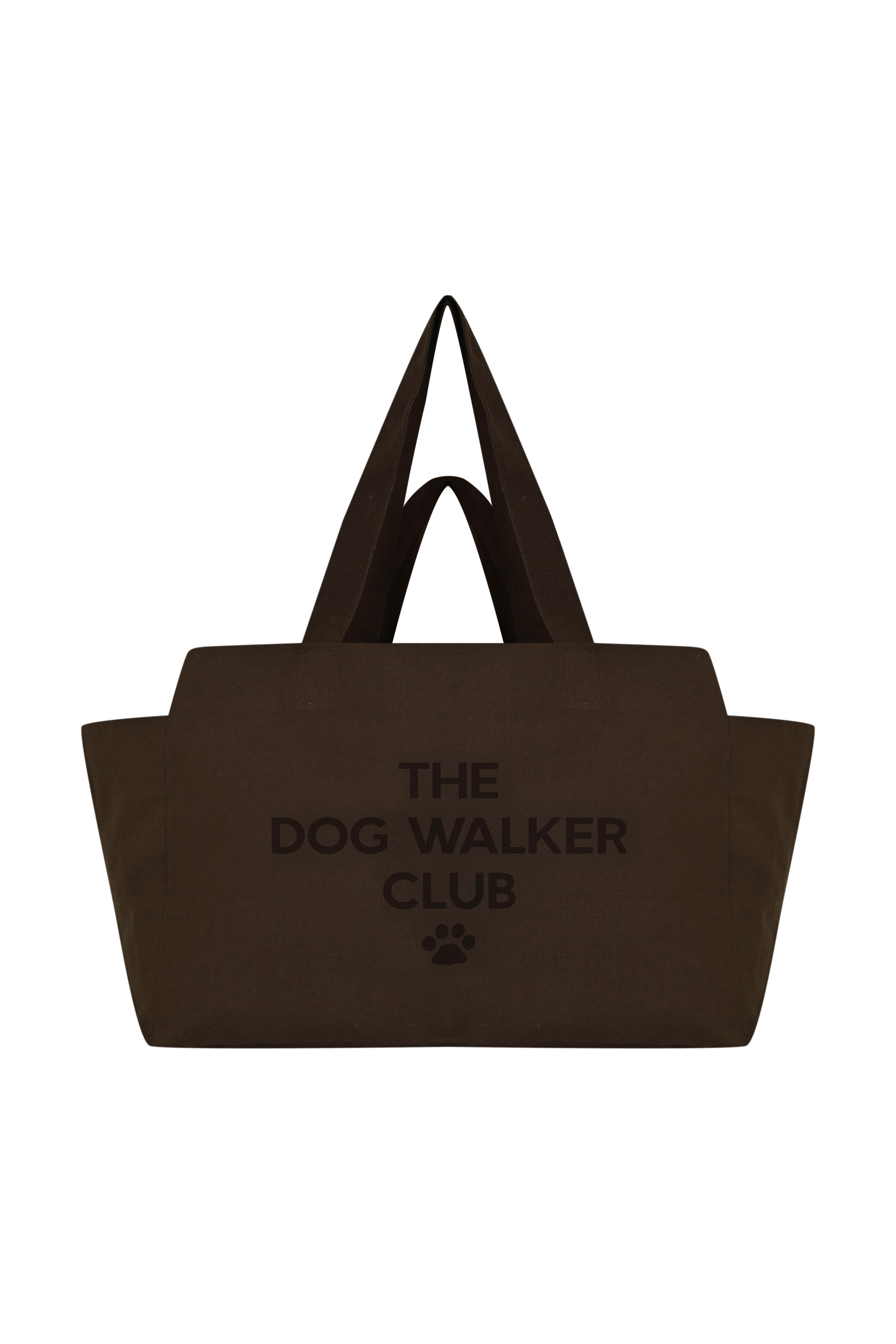 Kahverengi Baskılı Kanvas Çanta