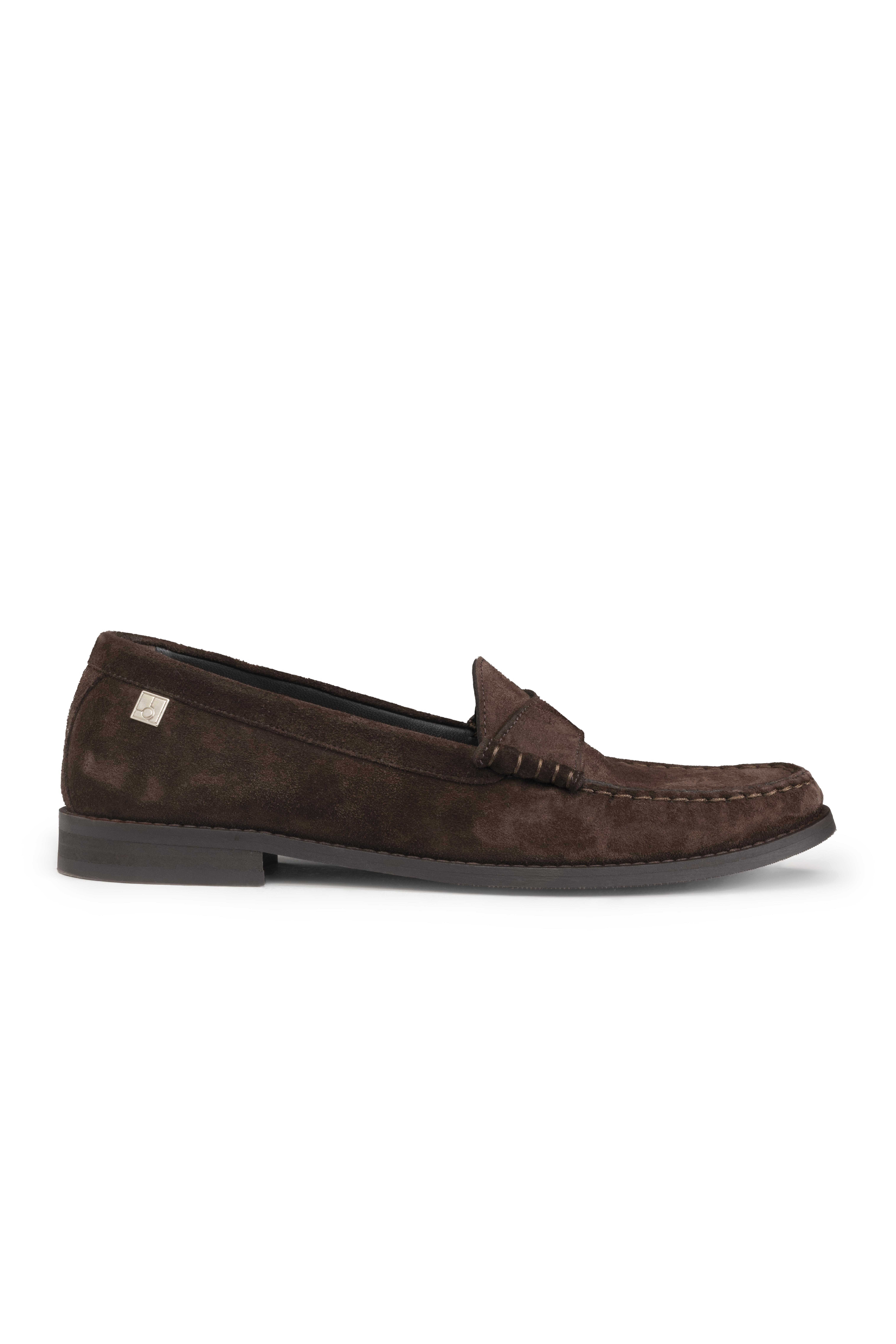 Kahverengi Klasik Süet Loafer