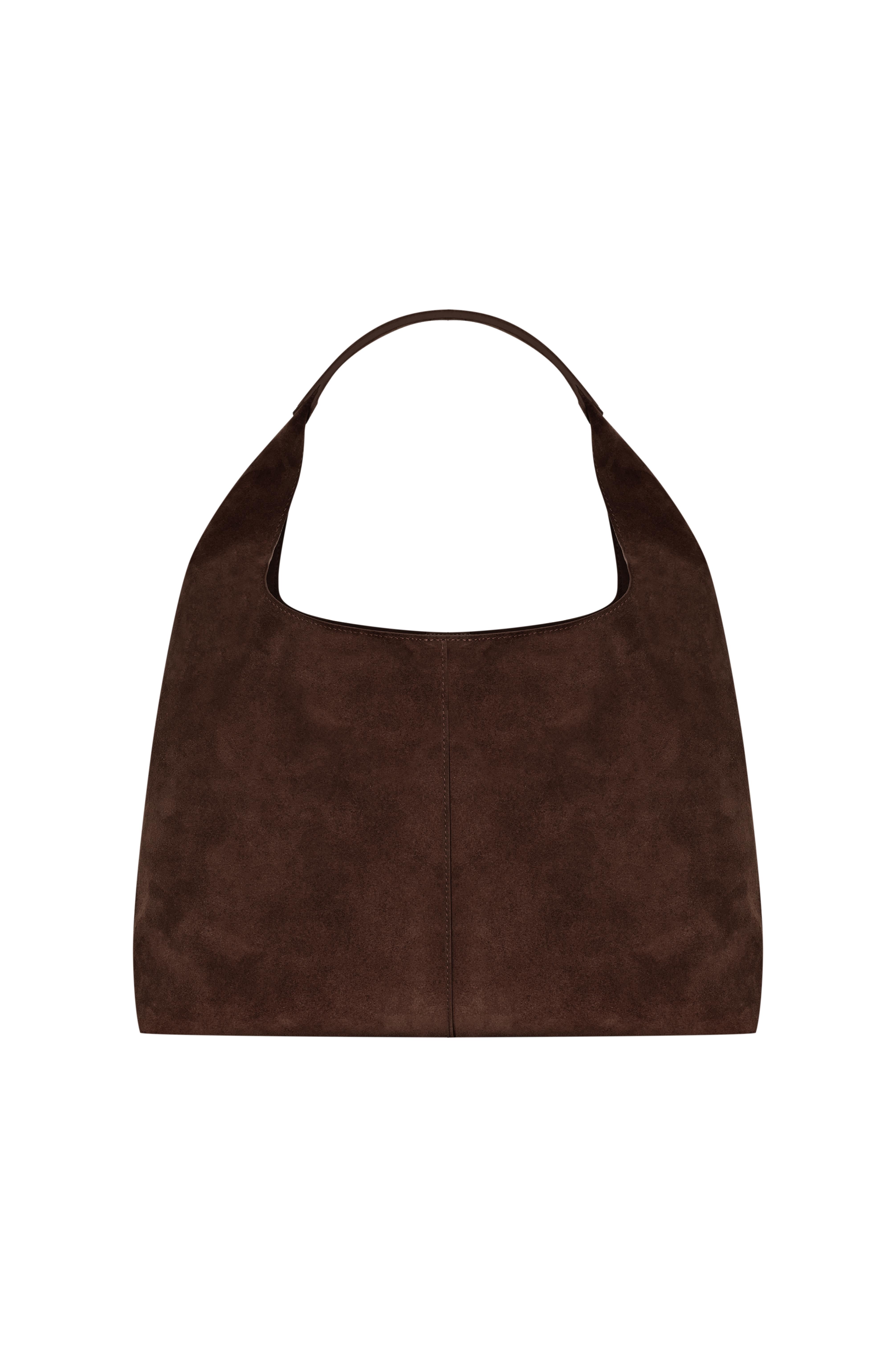 Kahverengi Tote Süet Bag