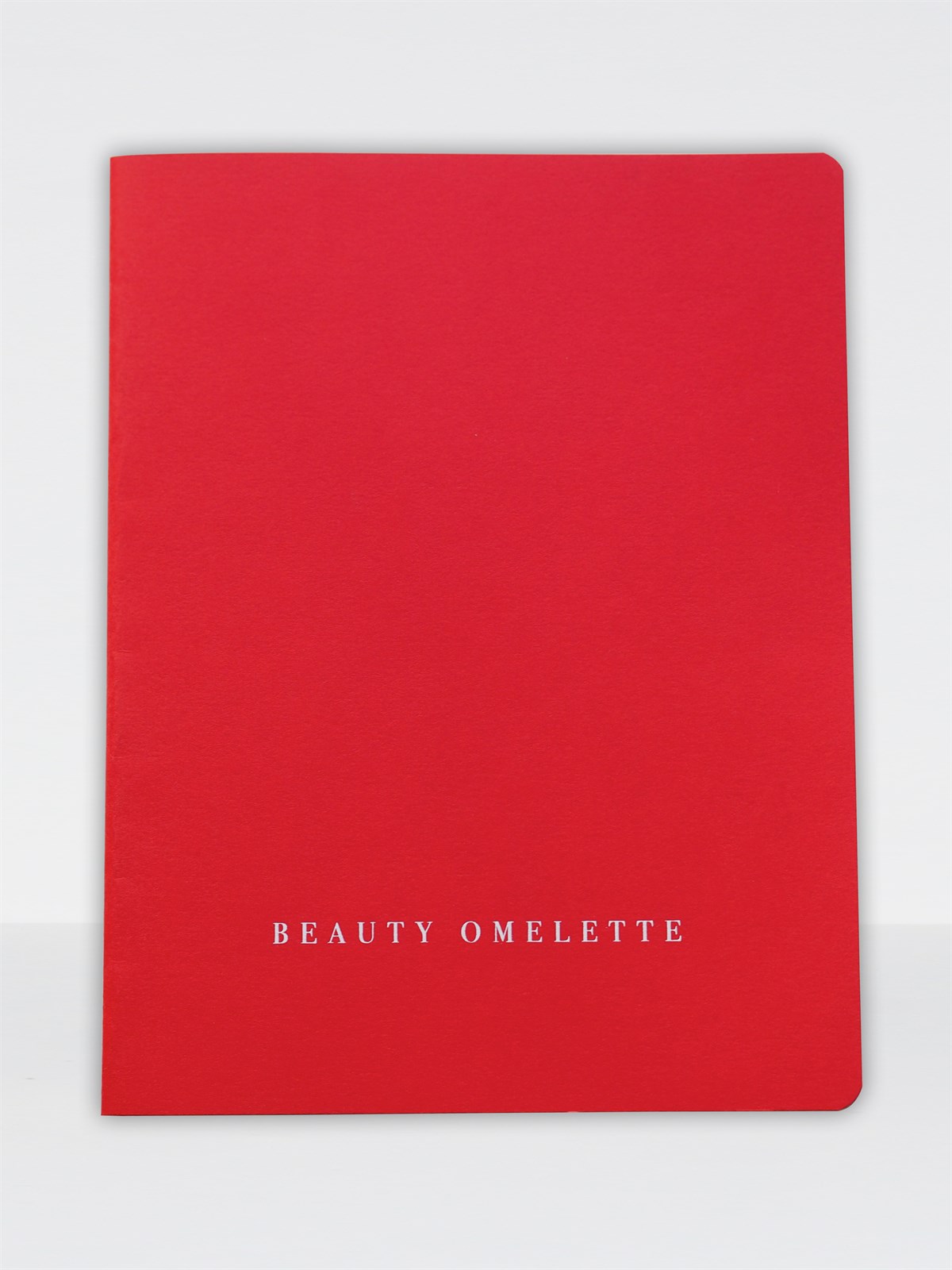 Kırmızı Beauty Omelette Defter